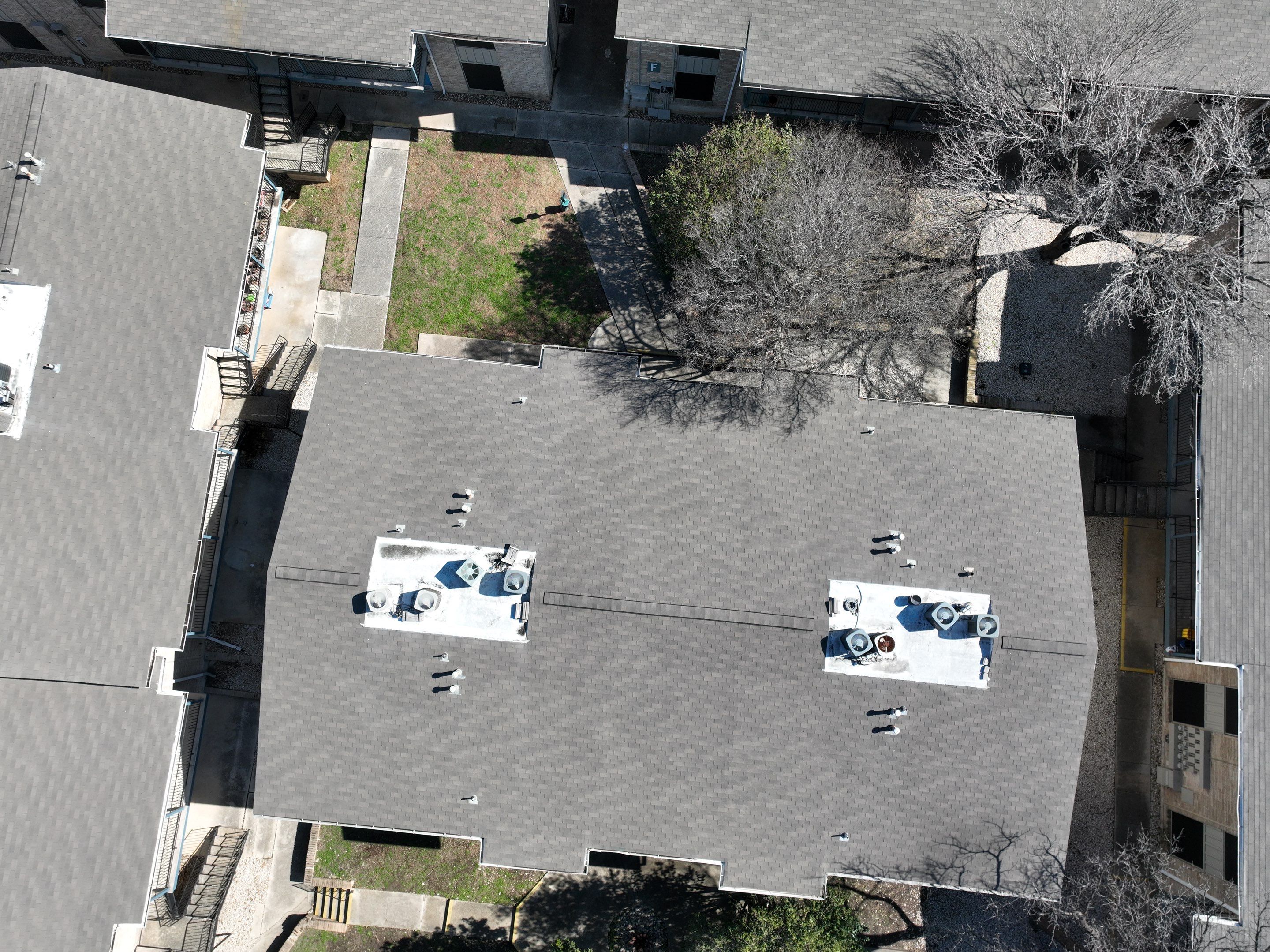 Commercial Roof Inspection using Drone Inspection by Premier Roofing and Contracting