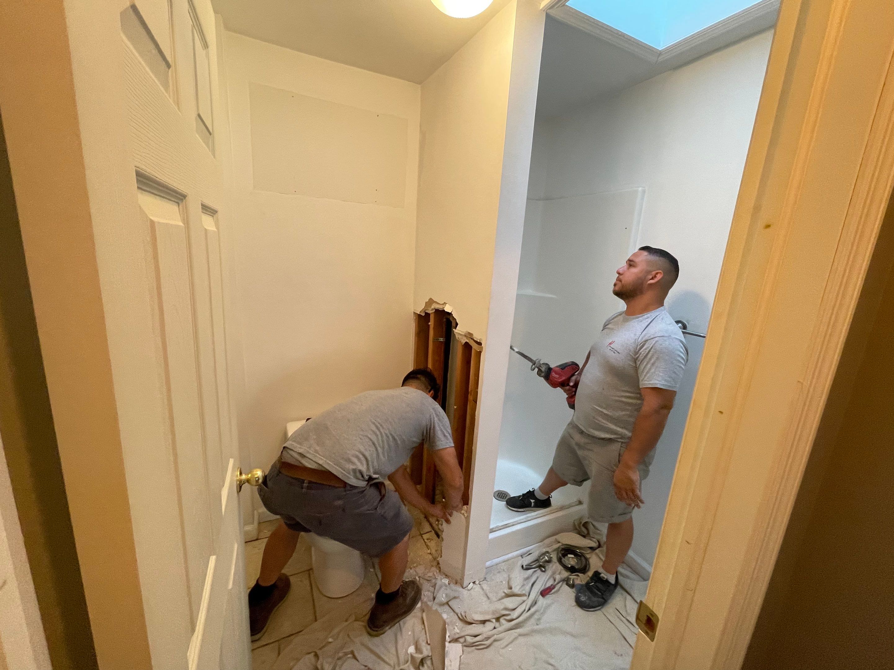 Bathroom Remodel using Tile by Home Concepts Construction