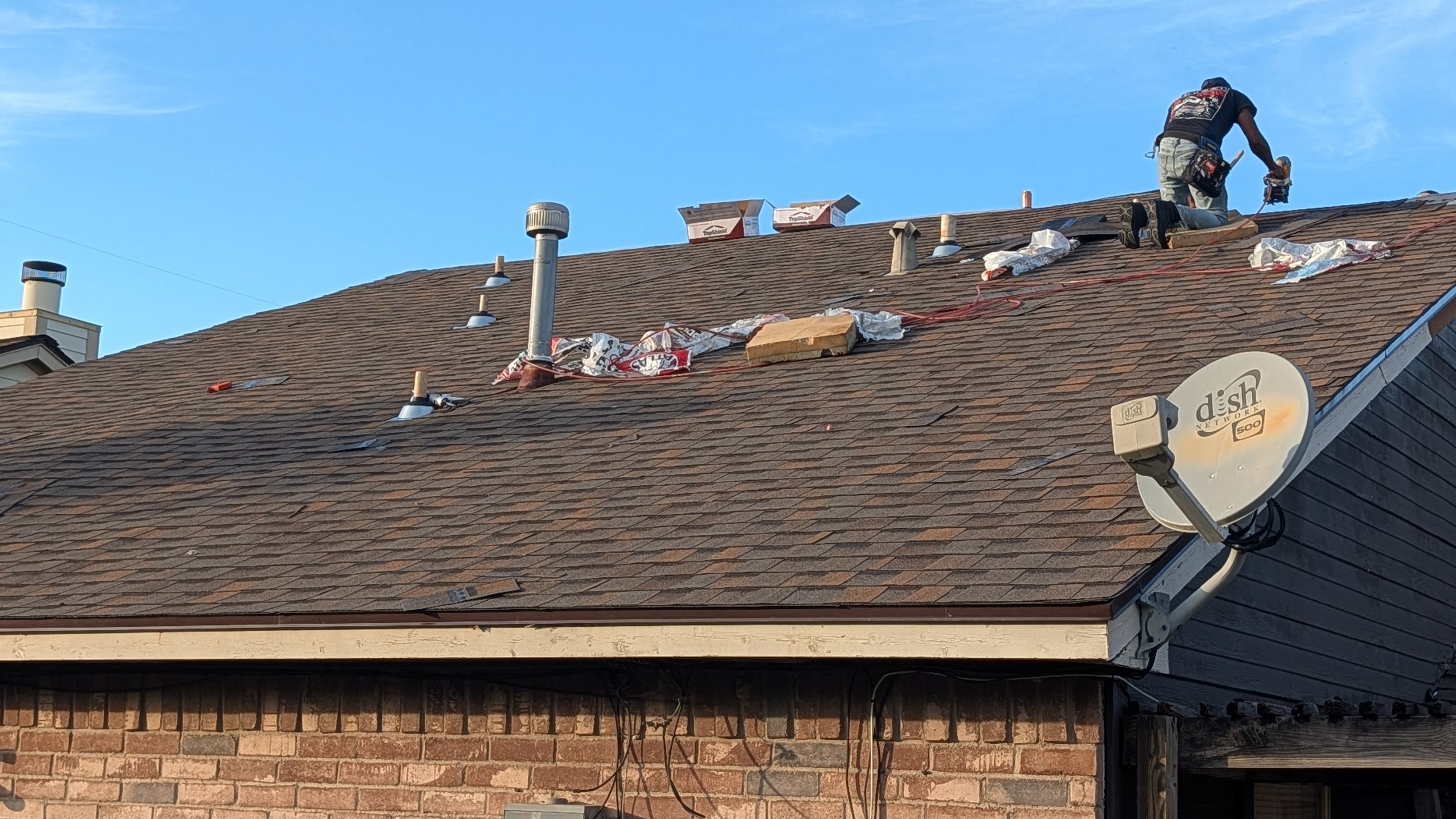 Project in Houston by Roof Guard And Construction