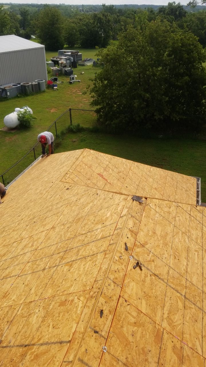 Reroof using GAF HDZ Weathered Wood by Castillo Roofing