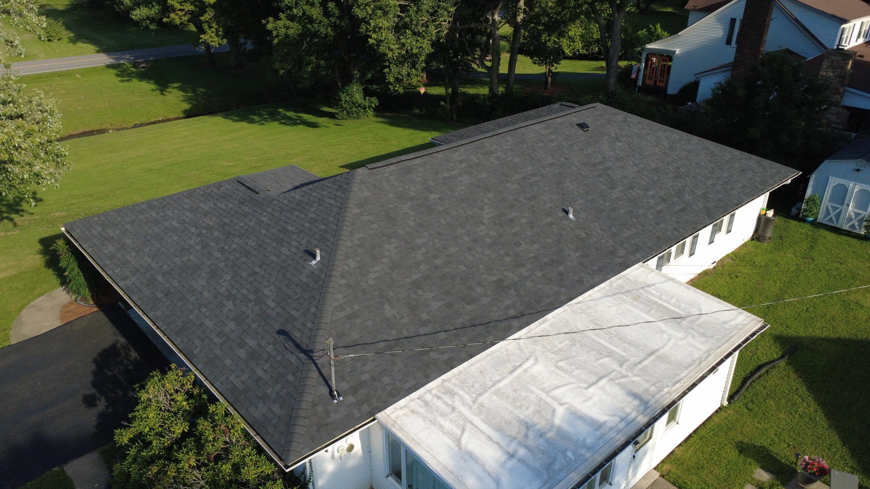 Full Shingle Roof Installation and Structural Decking Repair in Danville by Stout Exteriors