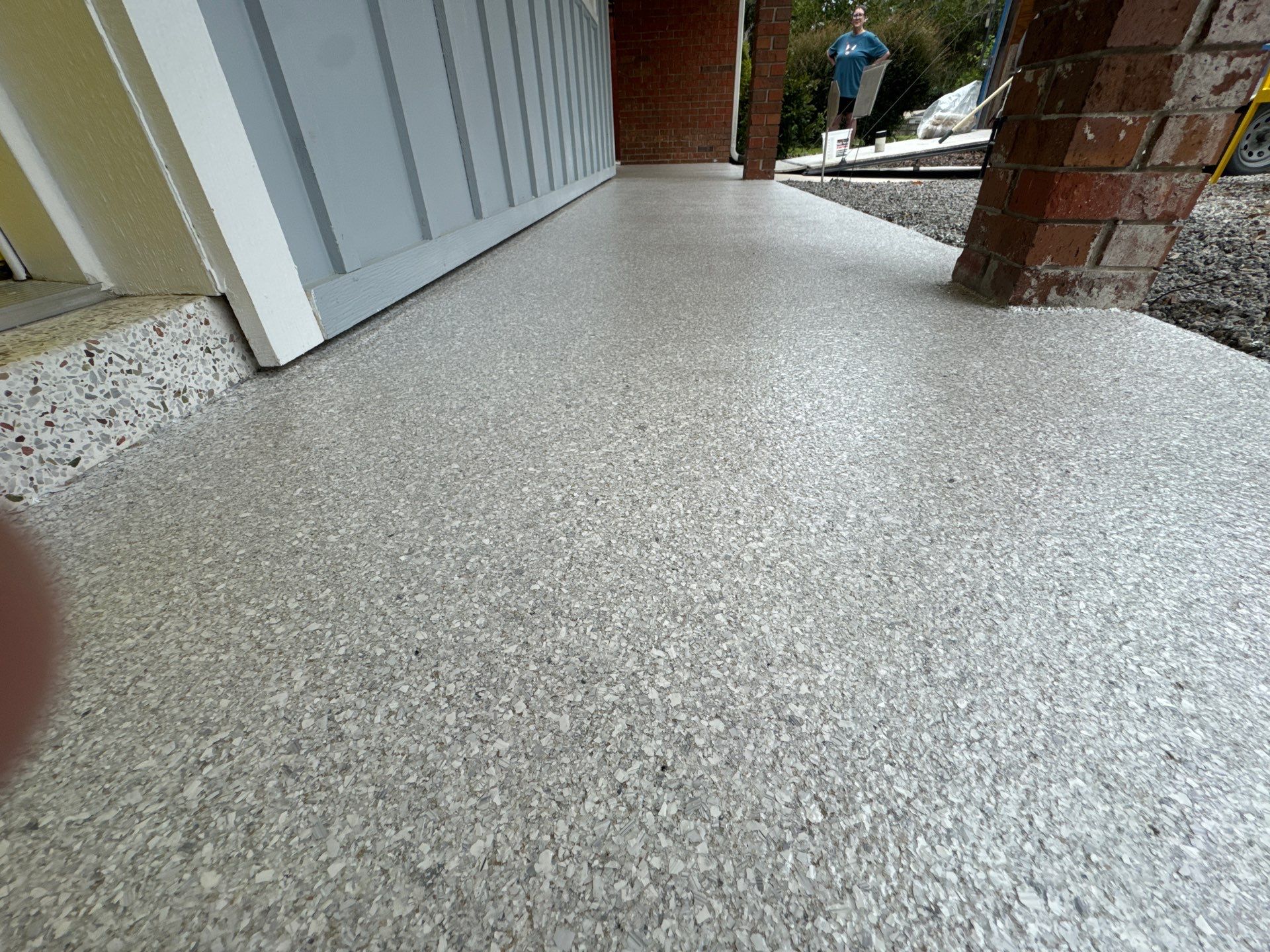 Carport and Front Porch Project in Gainesville, FL in Mount Everest by Cross Creek Concrete Coatings