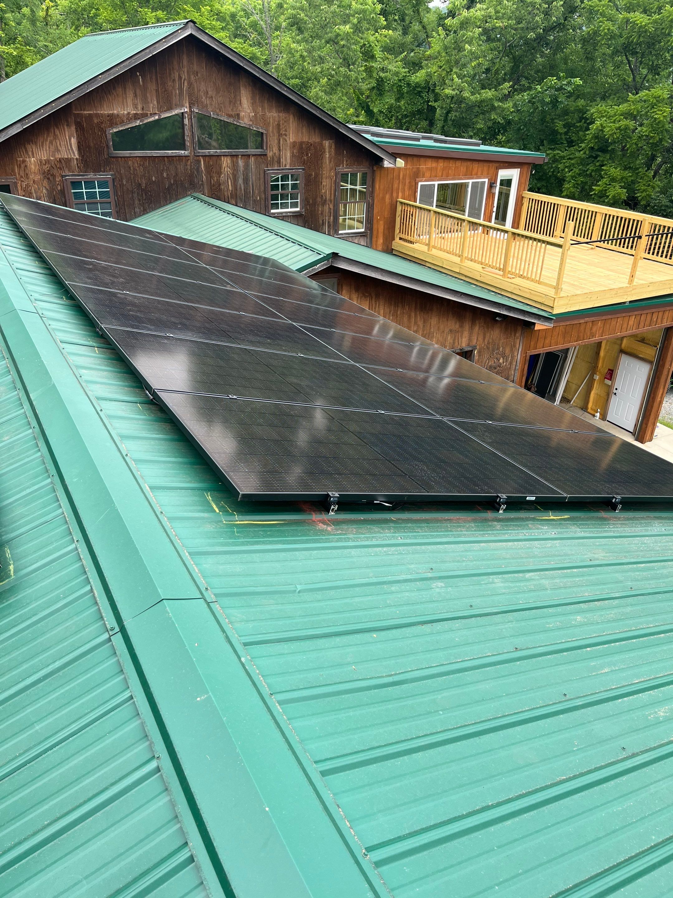 Project in Granville by Green Wave Solar 