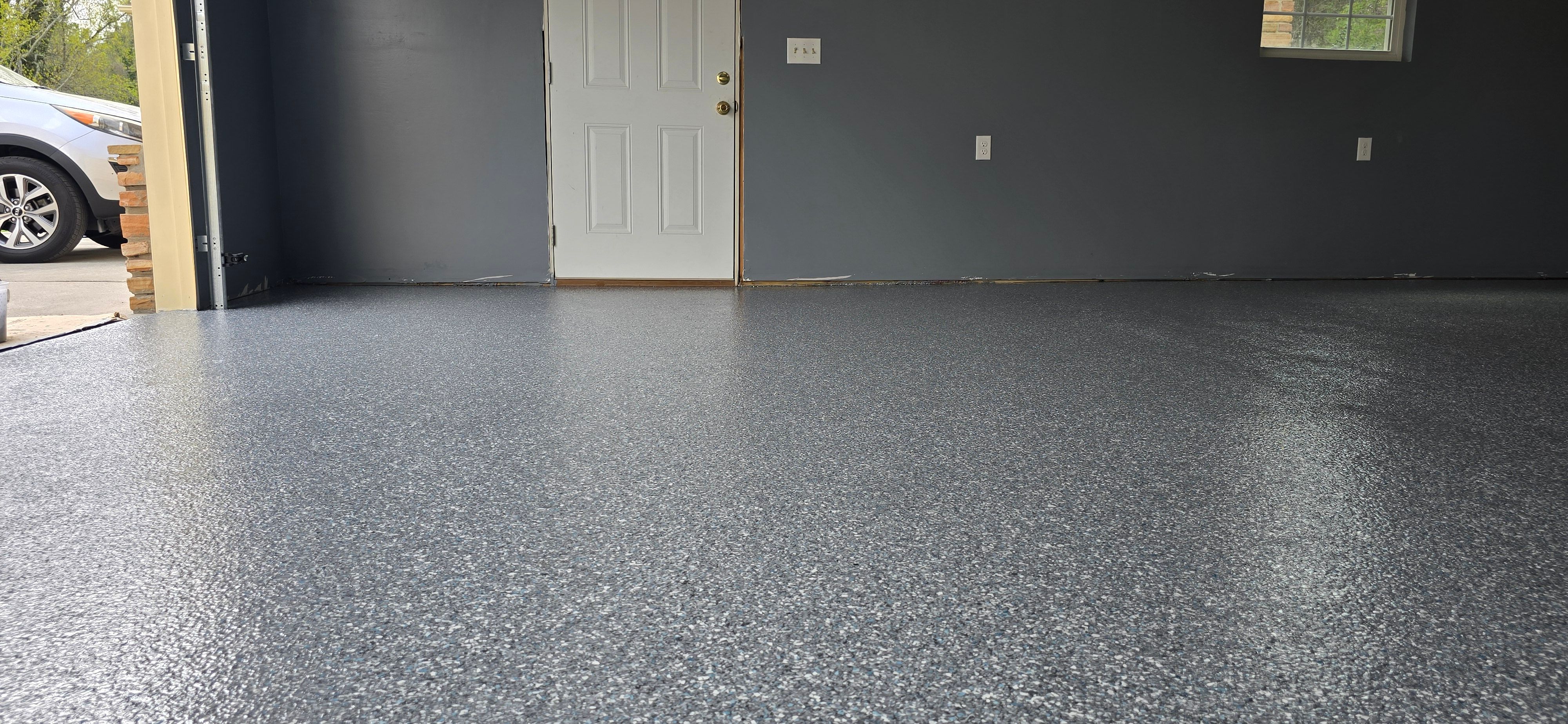 Garage using Blizzard by Elite Floor Solutions
