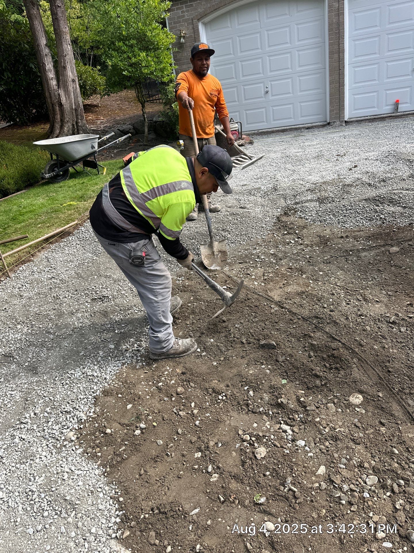 Multi-color Stamped & Sealed Concrete Driveway Renovation | Mukilteo by Jireh Asphalt & Concrete Inc