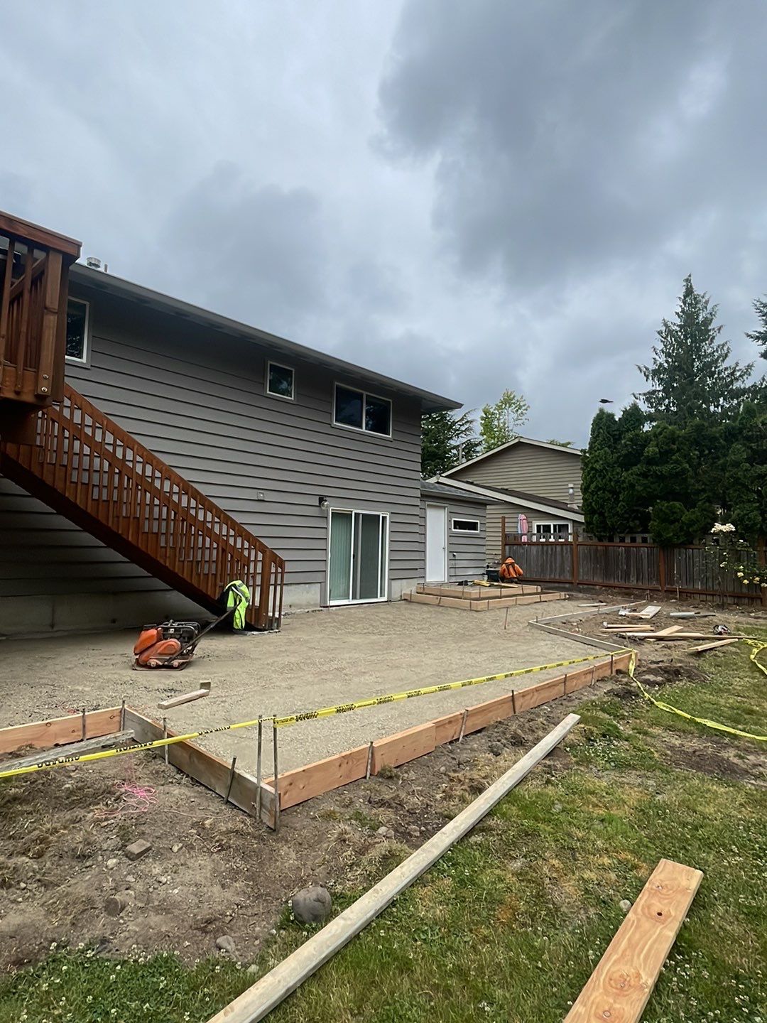 Chris | Stamped Concrete Patio, Walkway & Steps by Jireh Asphalt & Concrete Inc 