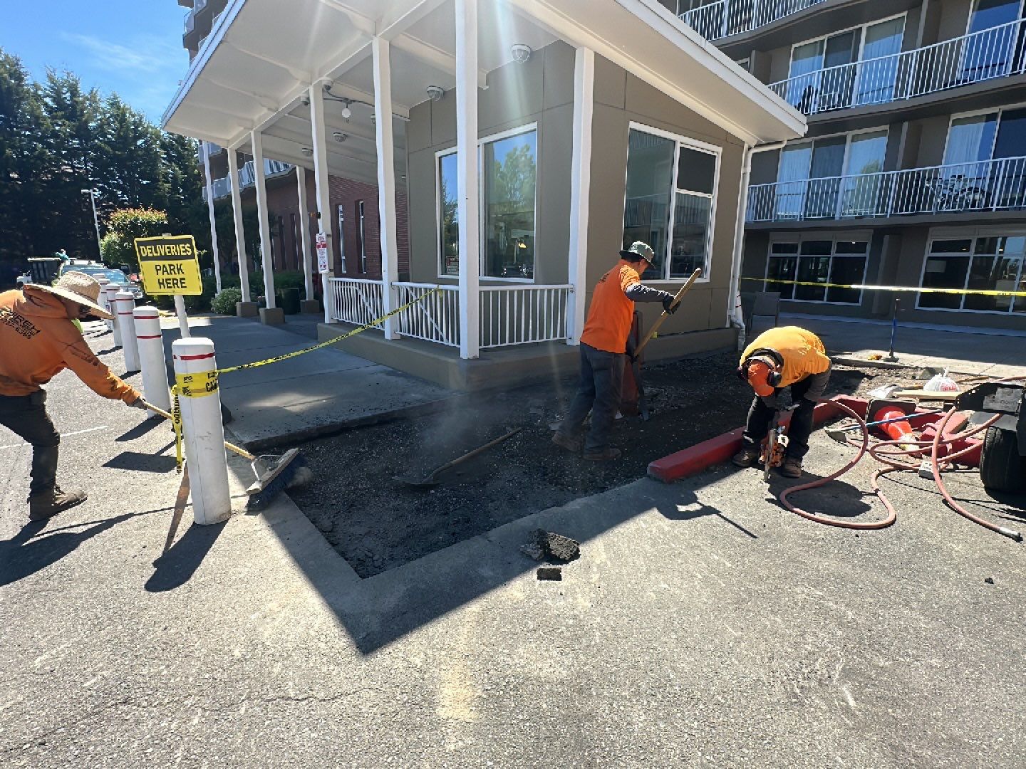 Sanford Hildebrand Towers | Asphalt Patch Repair  by Jireh Asphalt & Concrete Inc 