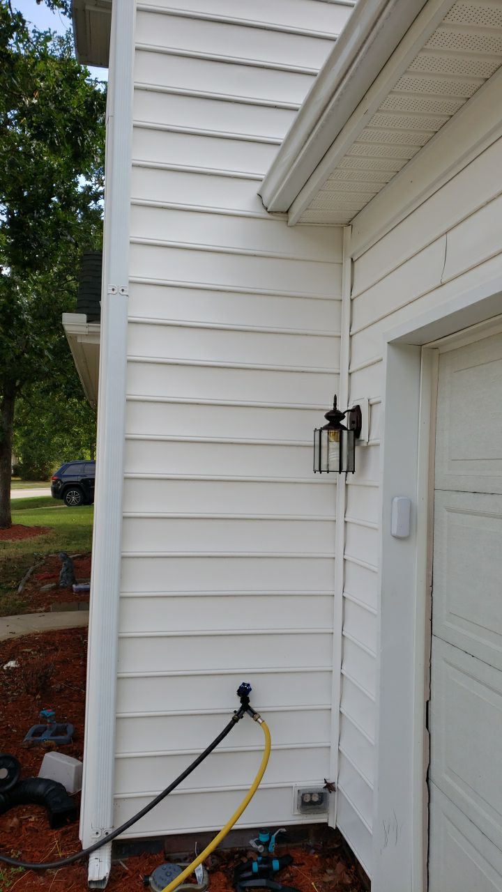 House Wash using cleaner by Power Wash Masters LLC