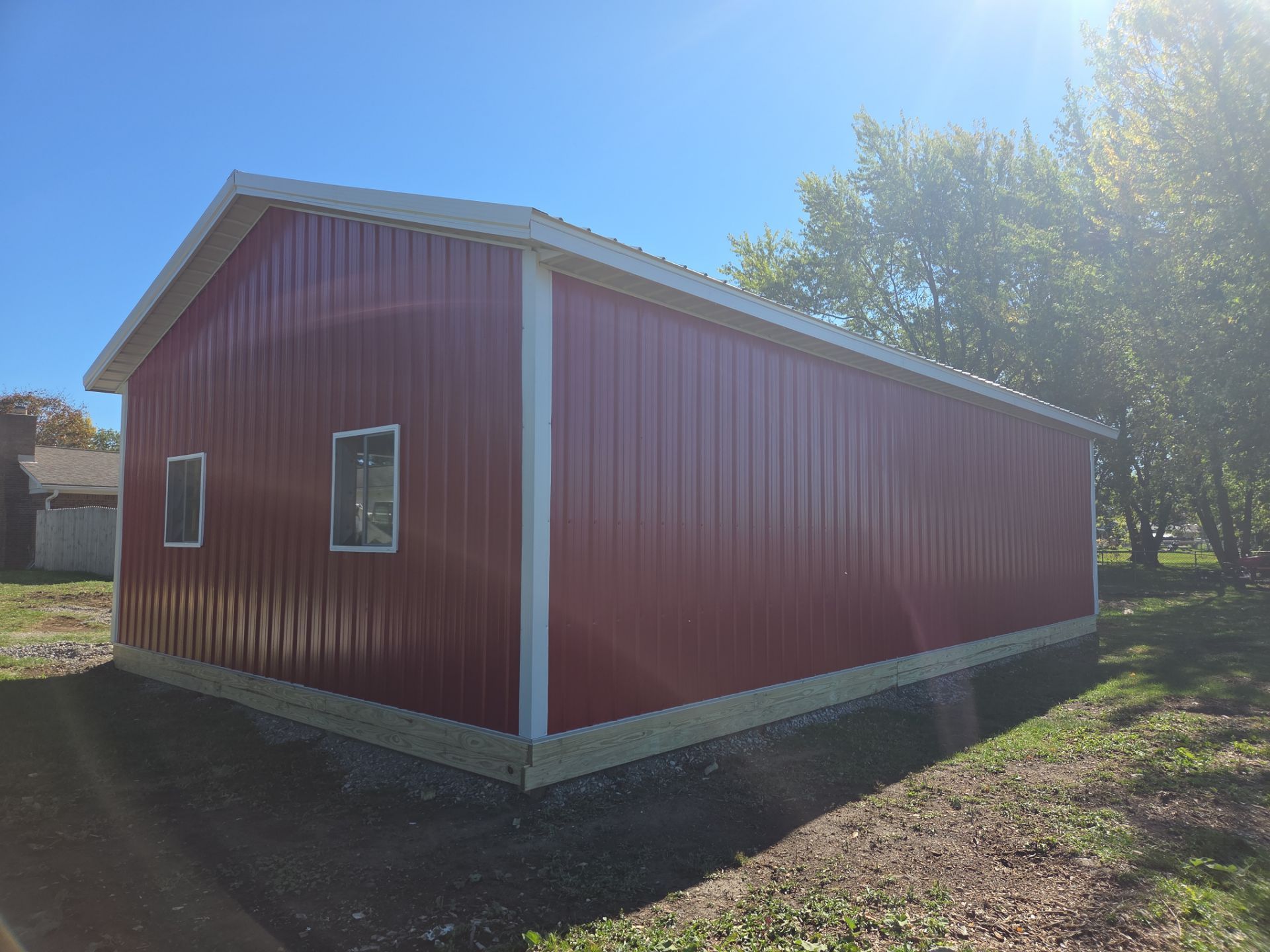 24'x40'x10' Pole Barn by The Barn Builders