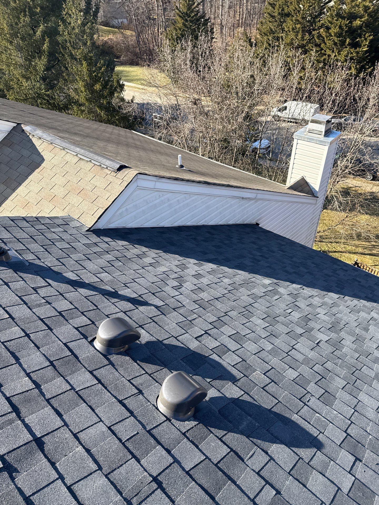 Burke: Residential Roof Replacement with CertainTeed Landmark Pro in Max Def Moire Black by RM Banning, Inc.