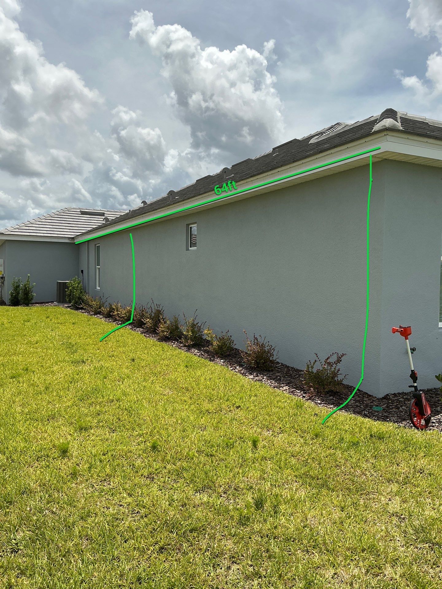 6-INCH White Gutter Installation in Palmetto FL by Gutter Professors