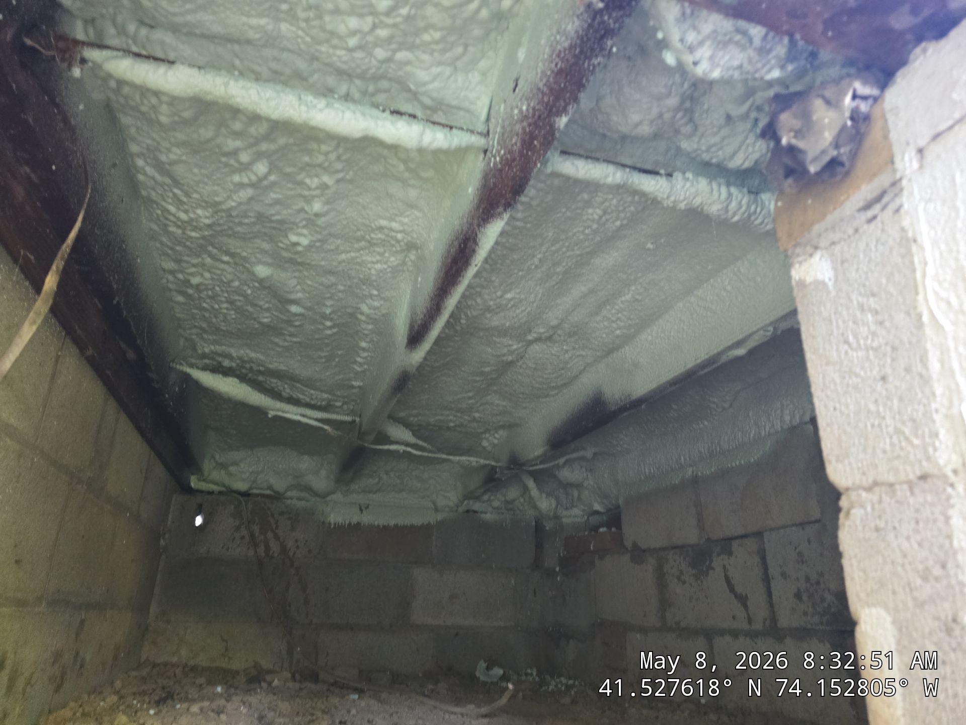 Attic Insulation using Closed Cell Spray Foam by NYS Foam & Energy
