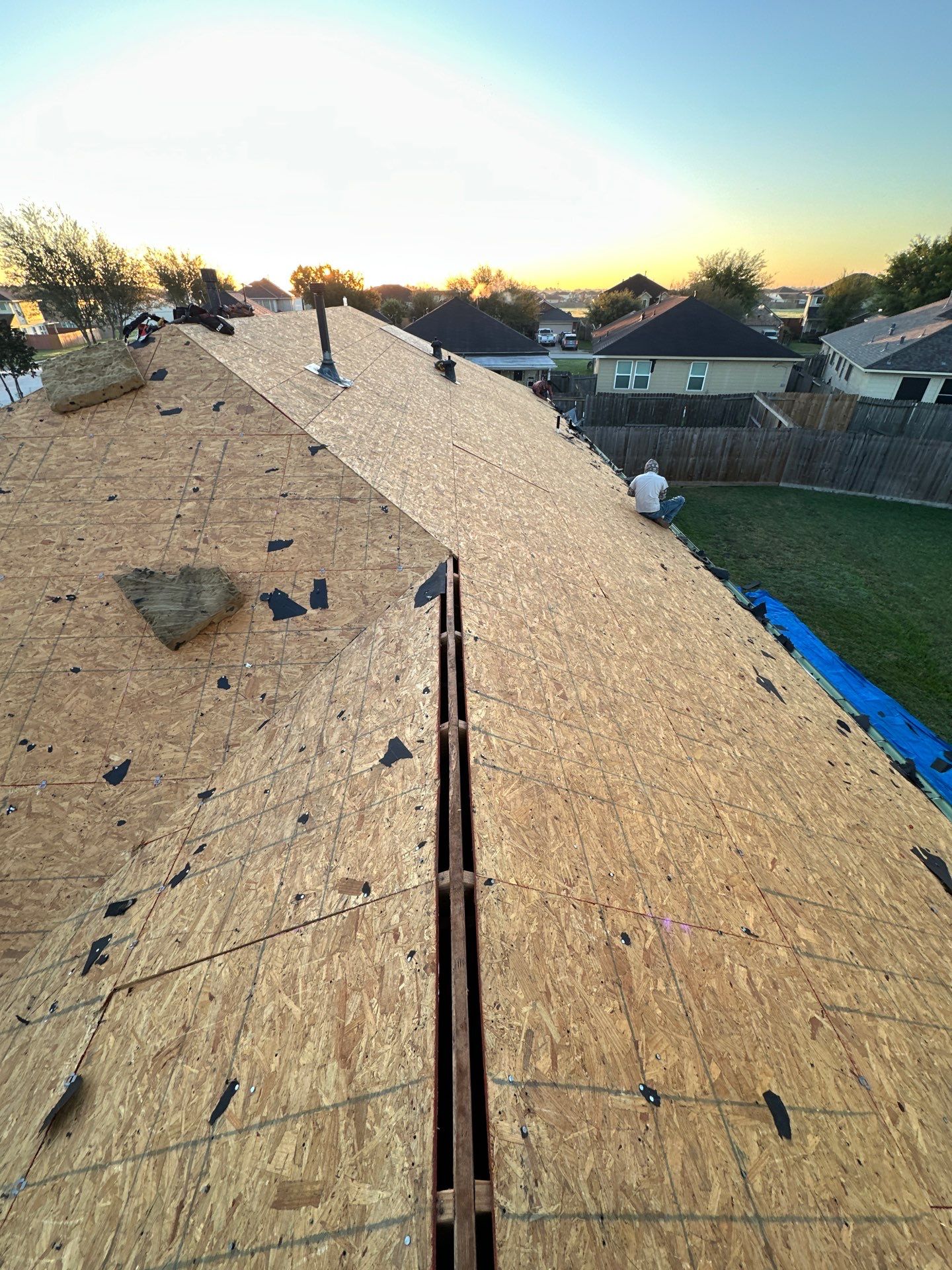 Project in Houston by Motion Roofing