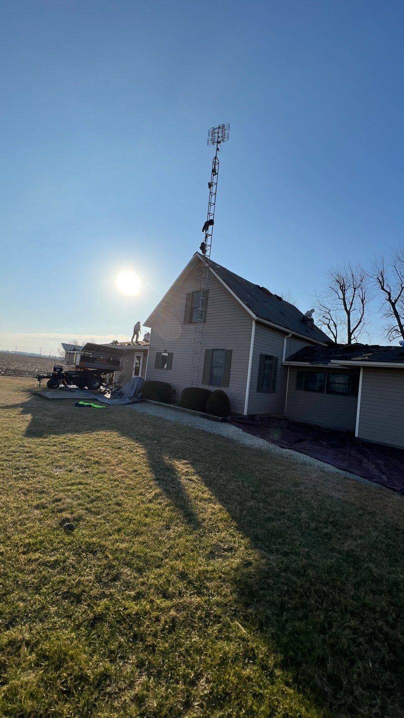 Residential Roofing Installation using GAF Timberline HDZ Charcoal by Nitro Roofing and Construction