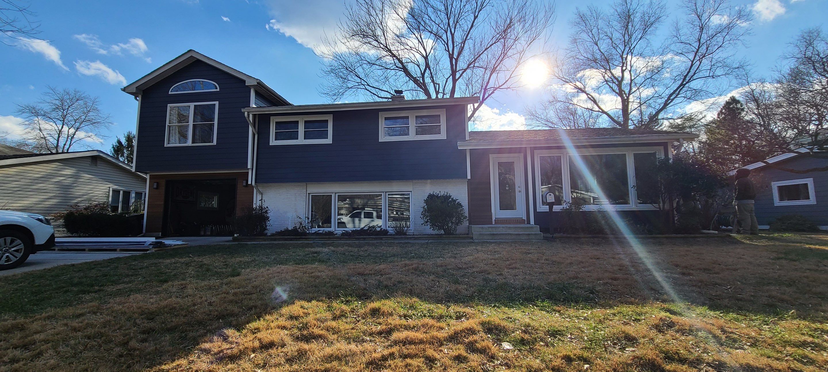 Siding Installation using James Hardie Siding with IPE accents by Window Depot of Annapolis