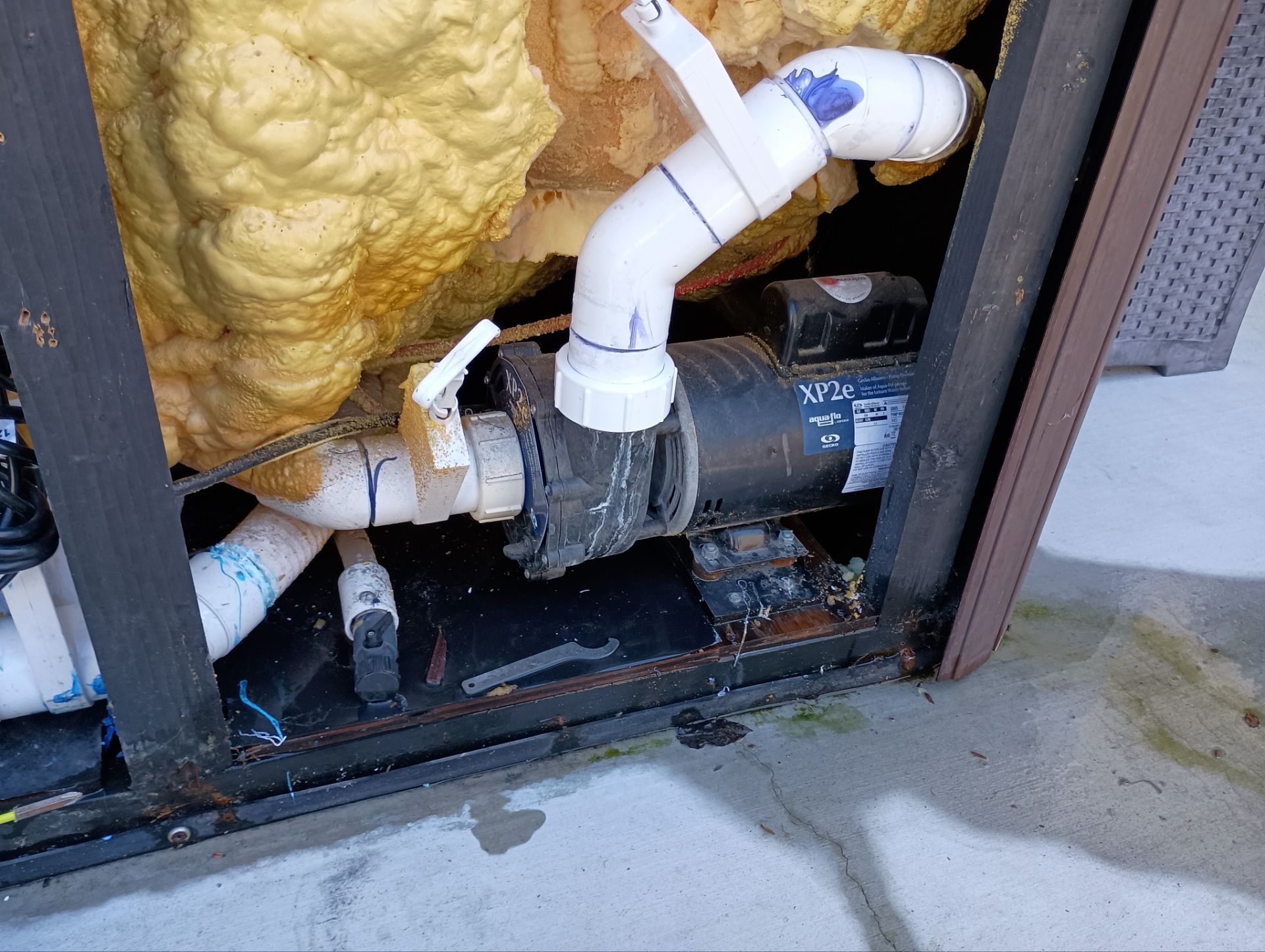 Leaking Pump by Action Spa Repair LLC