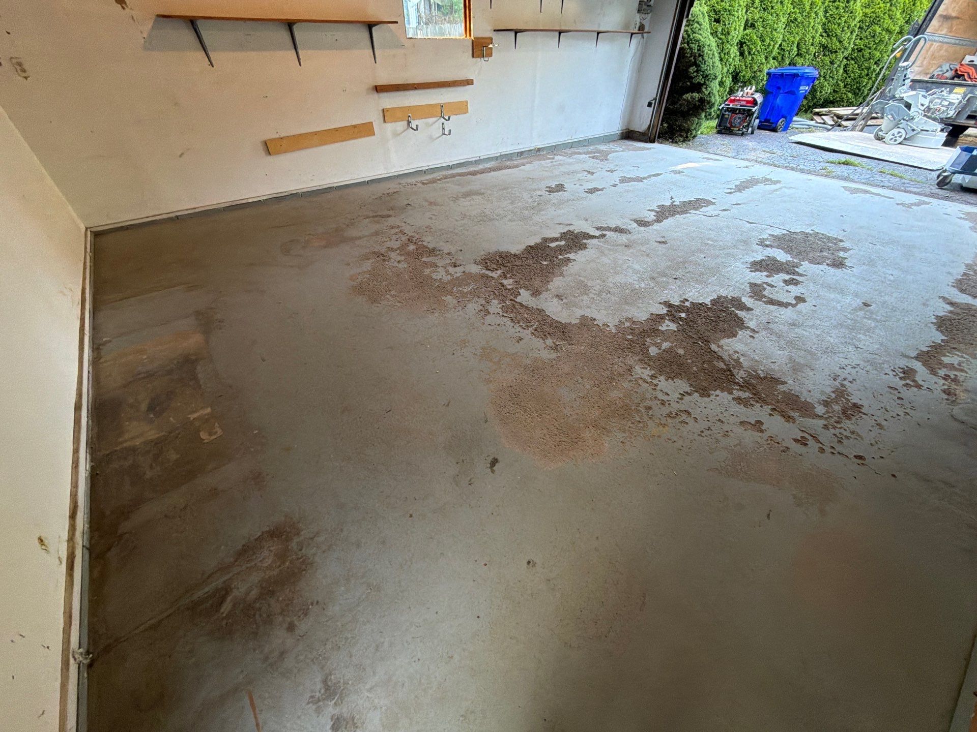Vintage Goldmine Garage Coating by NG Masonry & Construction LLC