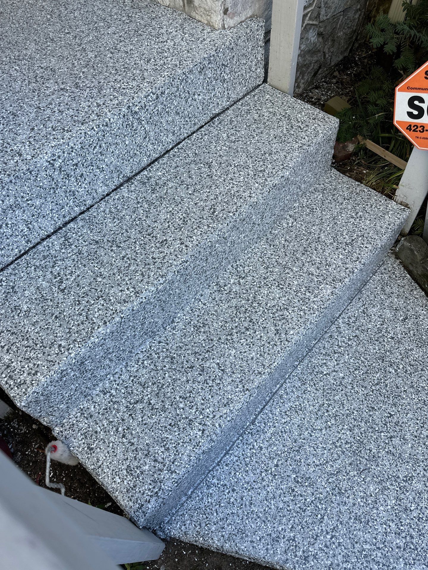 Front Porch using Gravel by Elite Floor Solutions