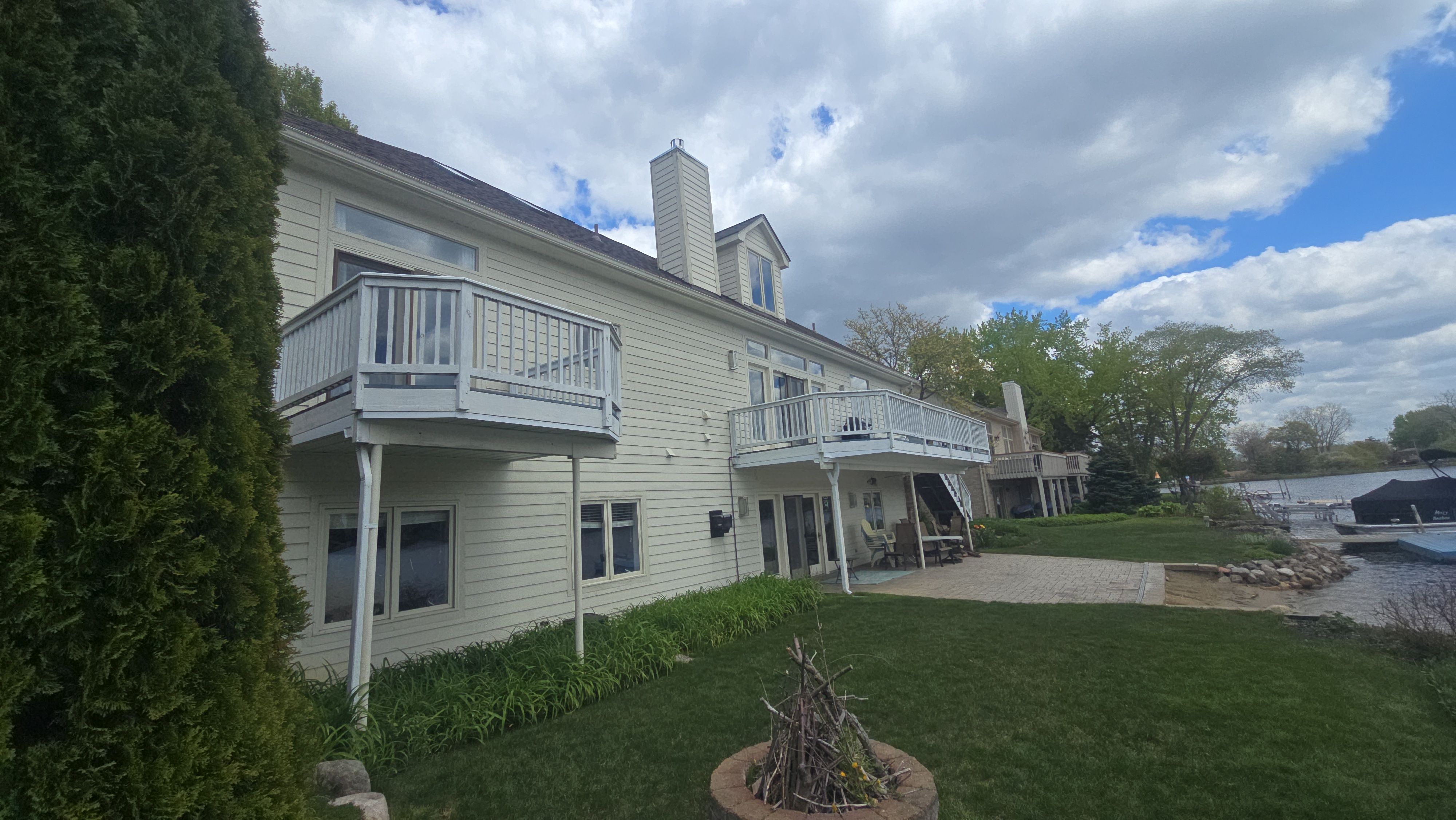 Exterior Wood Rot Repair and Trim Restoration in White Lake by Top Shelf Painter