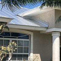 24ga 5V Crimp Mill Finish  by Total Roofing System The Metal Roof Experts