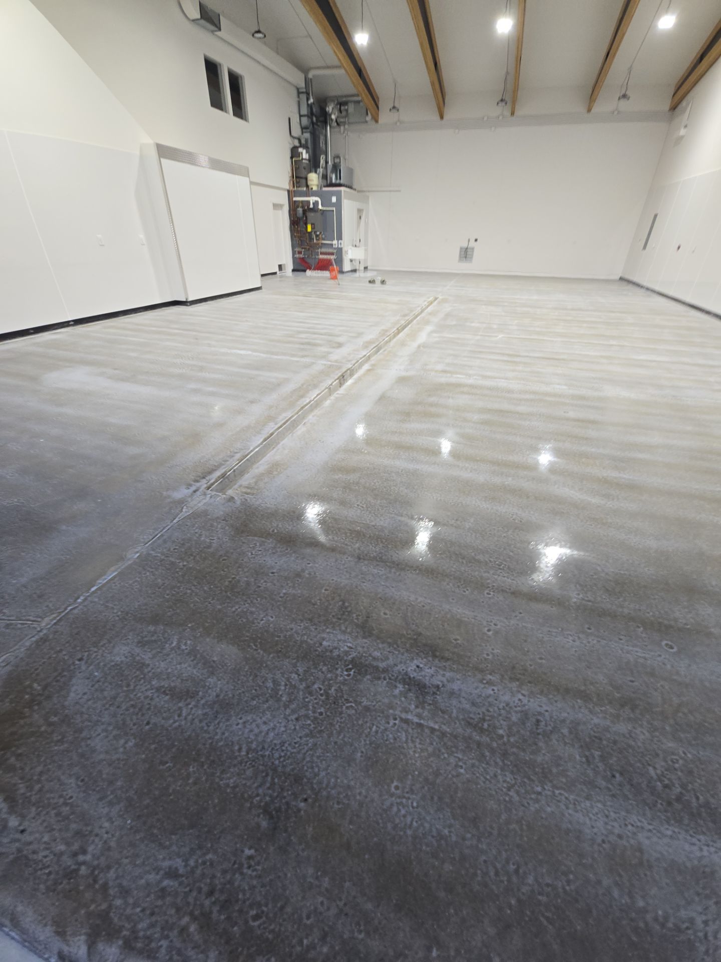 Colfax Commercial Shop Transformation With Vapor Mitigating Floor Coatings by Croc Coatings, LLC