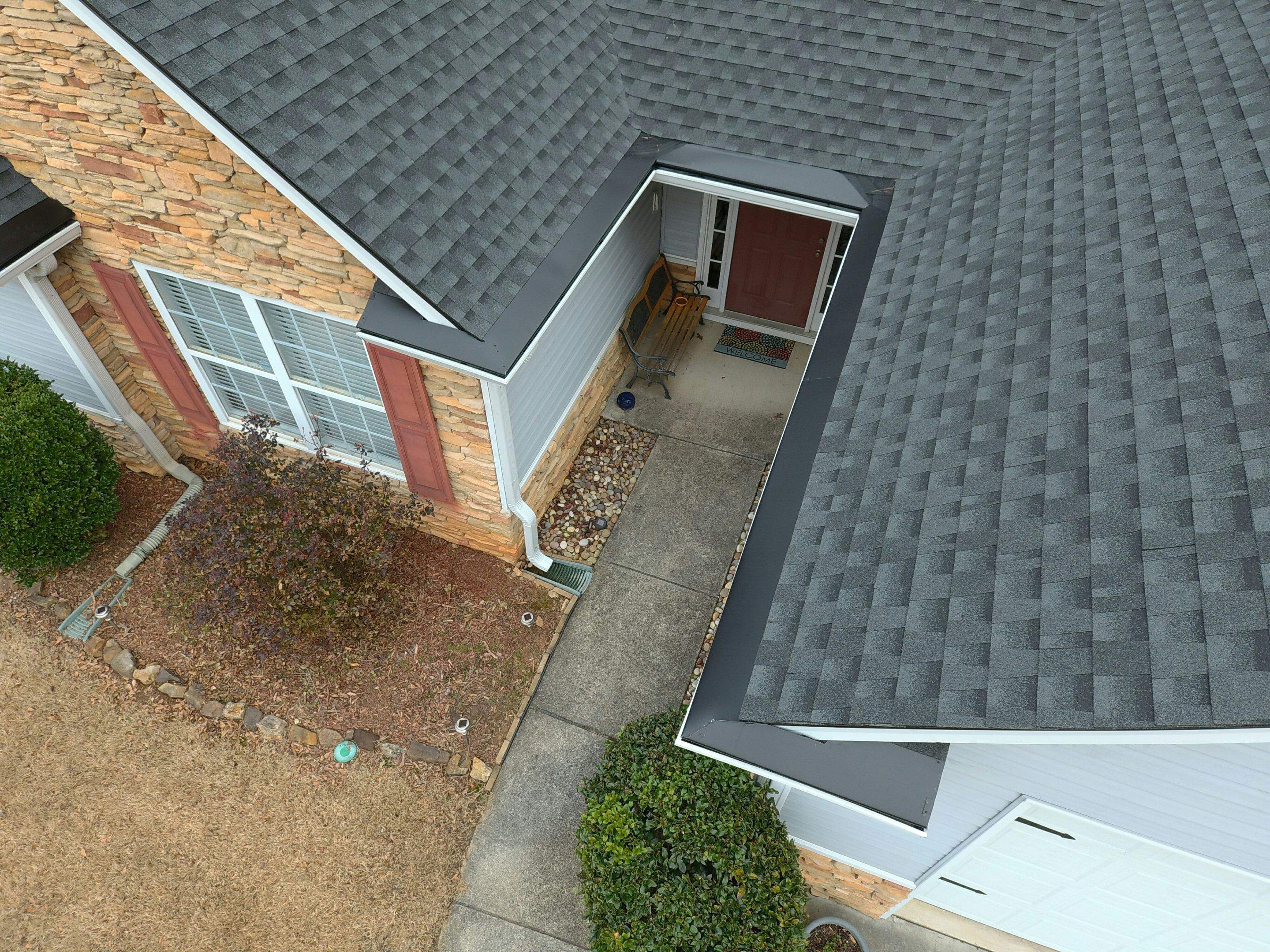 New roof installation and shingle colors by Rhino Restoration