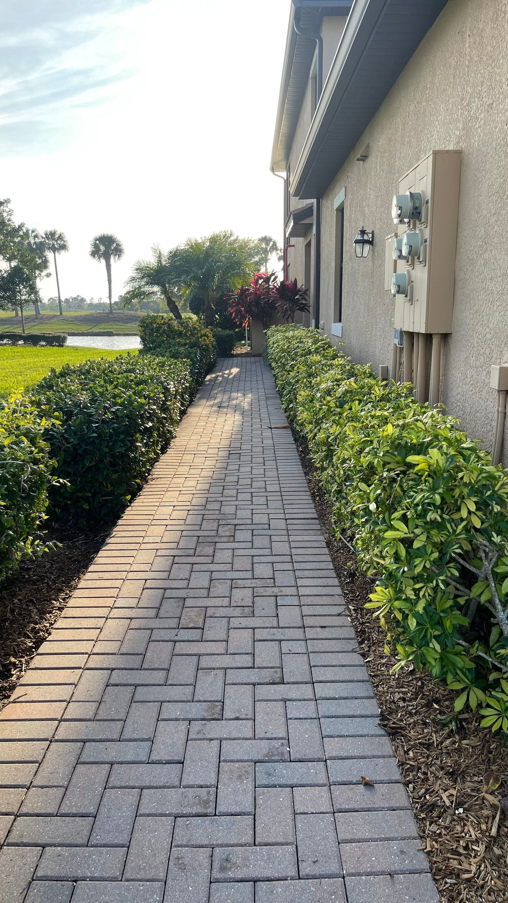 HOA Paver Driveway & Sidewalk Cleaning in Sarasota National, Venice, FL | Sunshine AquaWash by Sunshine AquaWash