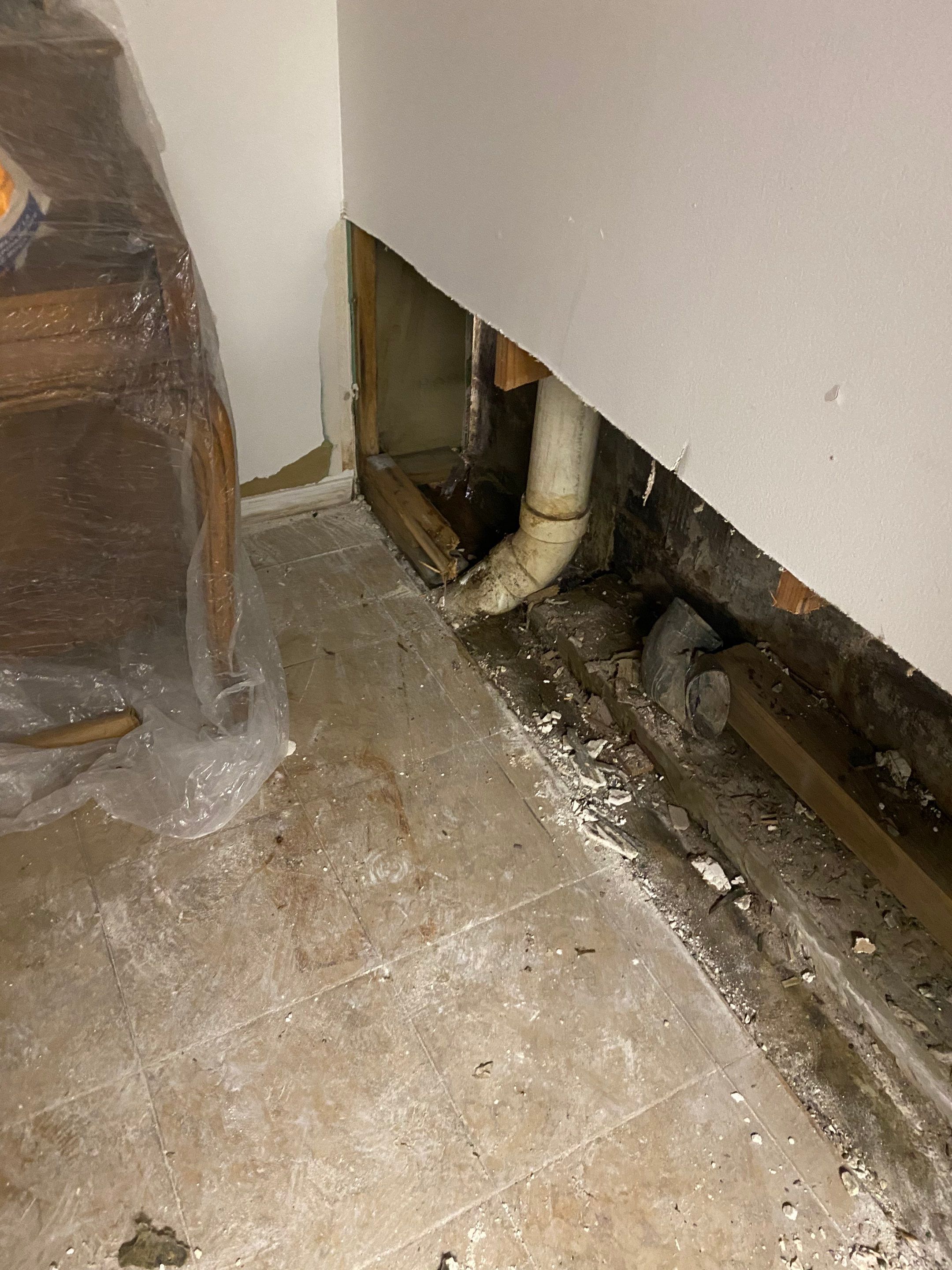 Interior French Drain Job in Bayonne, NJ by Pure Service Pro, LLC 