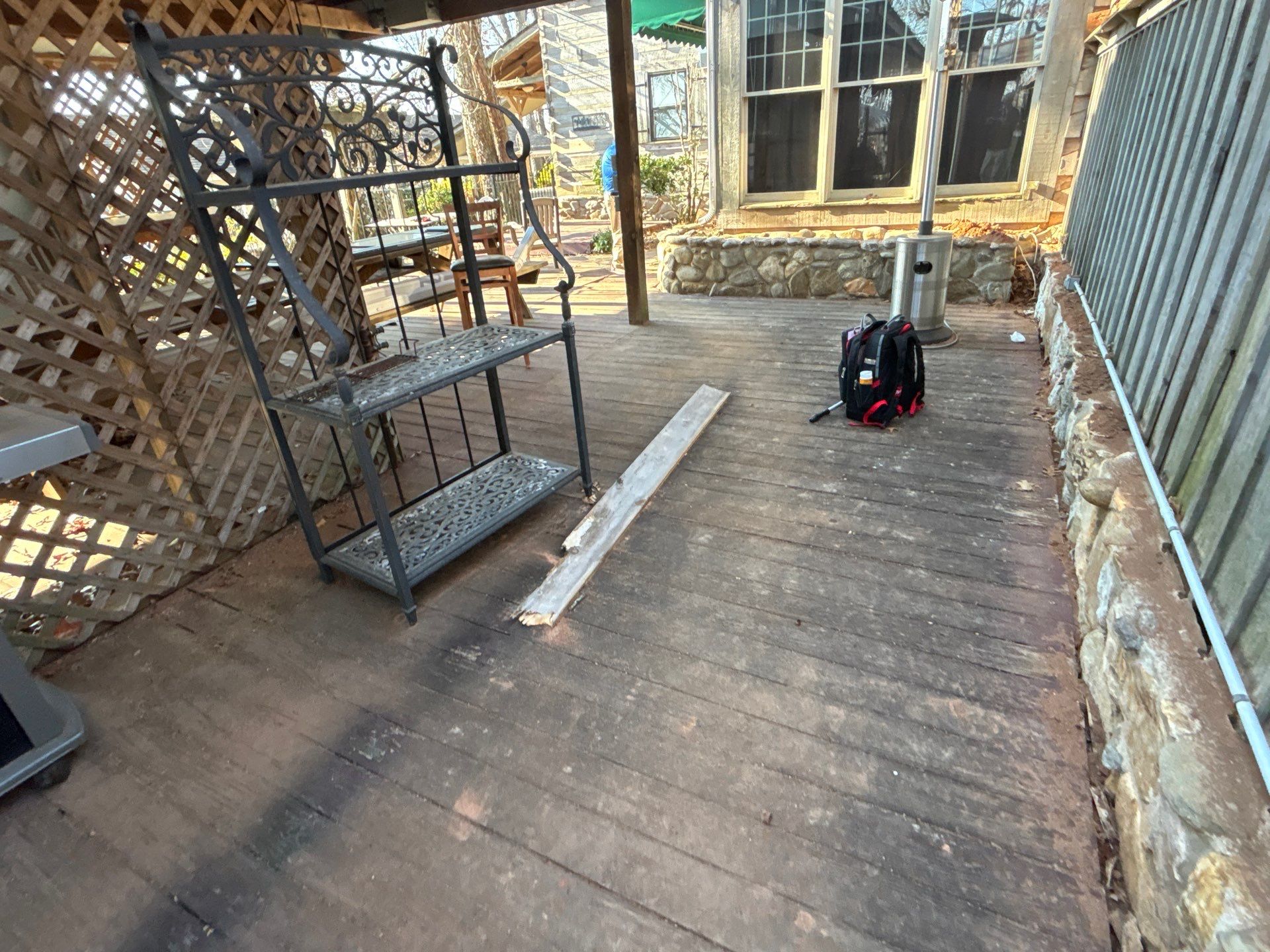 Coated Deck using Wood Sealant + Stain by DuraSeal
