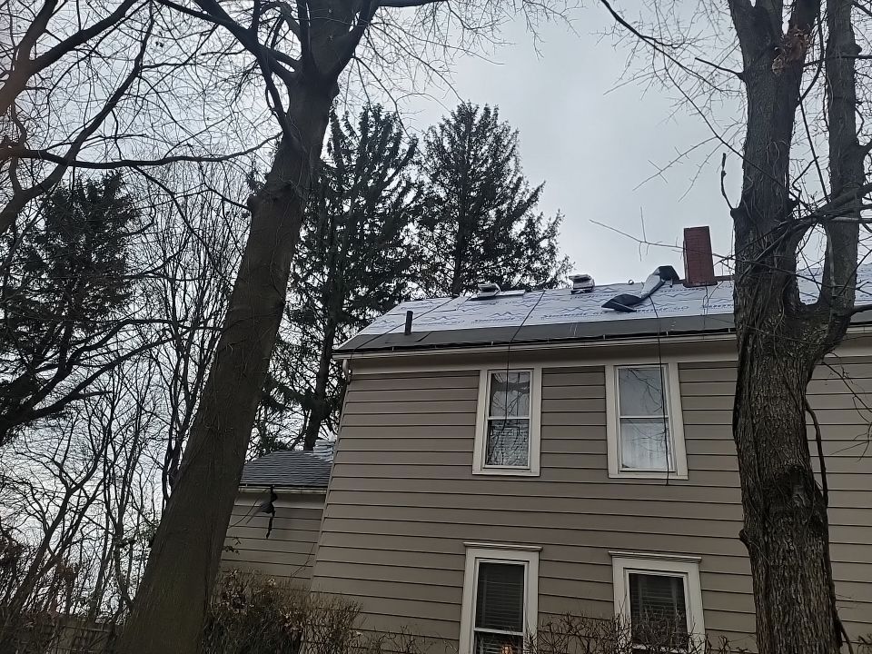 ATLAS PINNACLE COLOR: PRISTINE PEWTER DRIP EDGE: BLACK by Eagle Eye Roofing