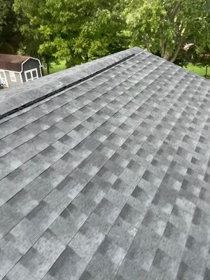Residential Roofing Installation using GAF Timberline HDZ Charcoal
