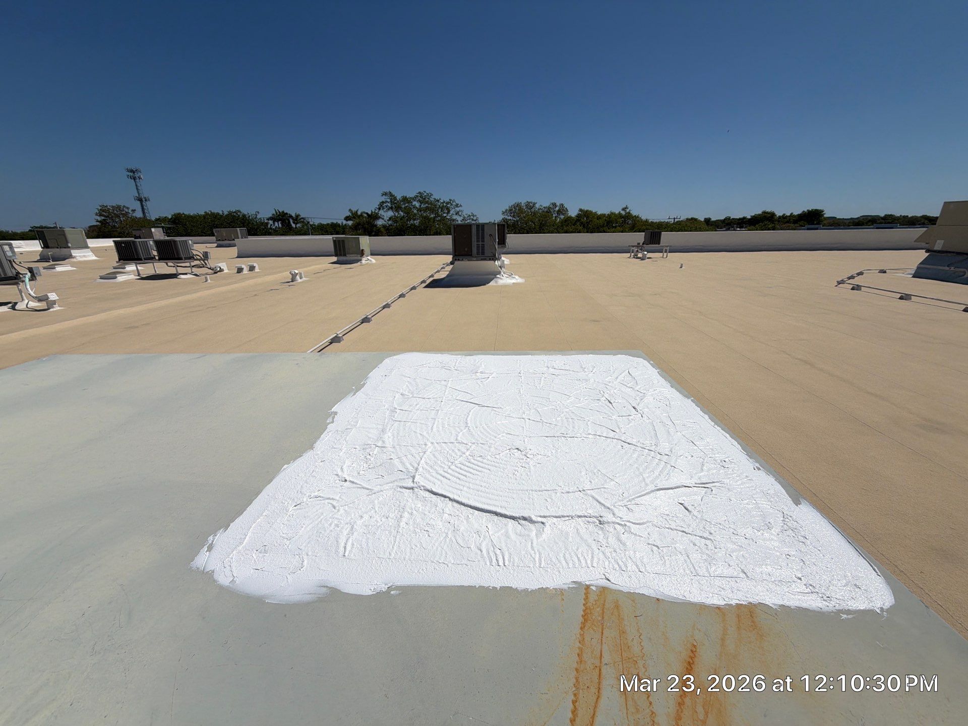 Commercial Roof Maintenance and HVAC Unit Sealing in Boca Raton by Roof King LLC