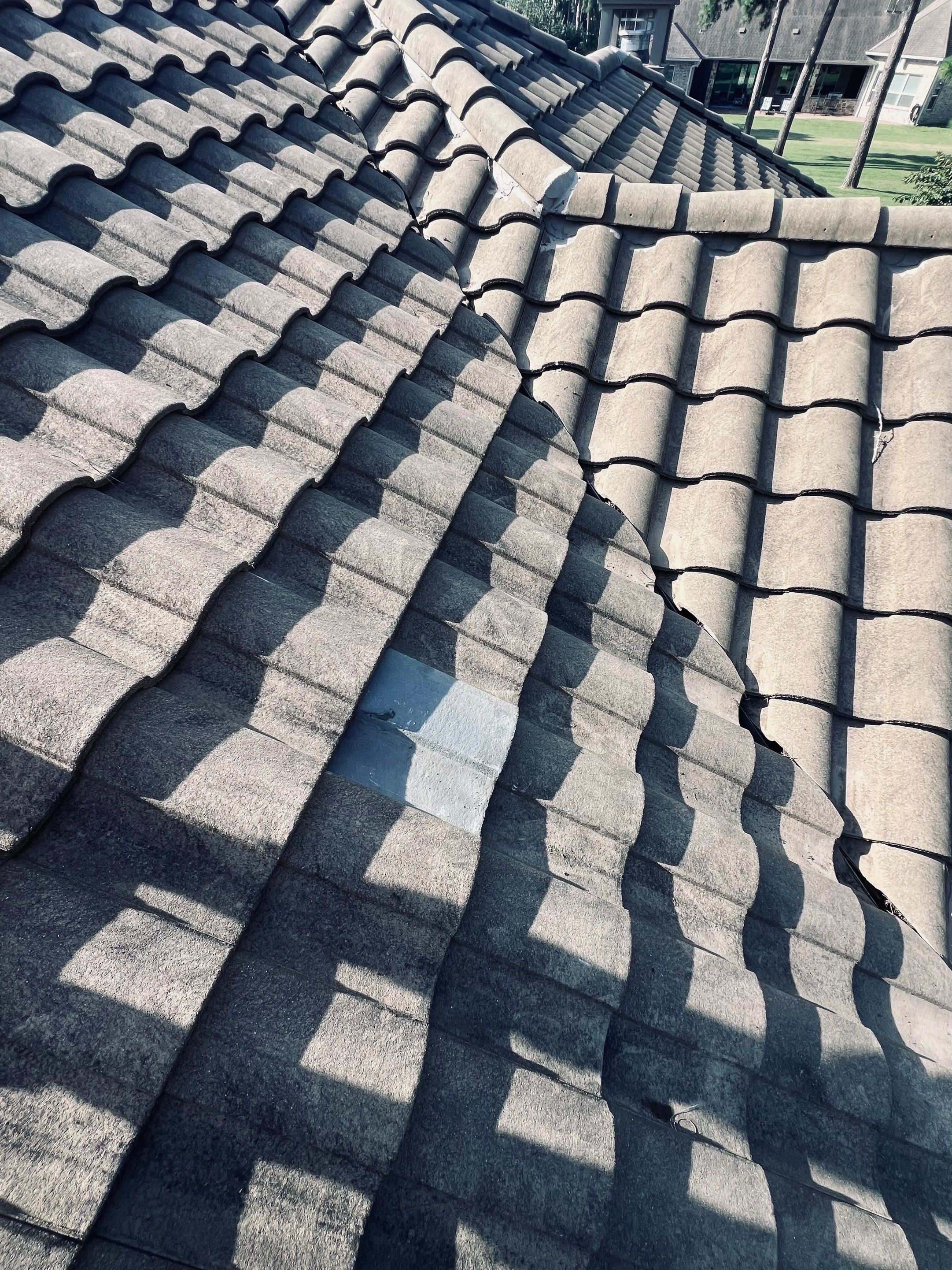 Residential Roofing Repair using tile by Roof Repair Company