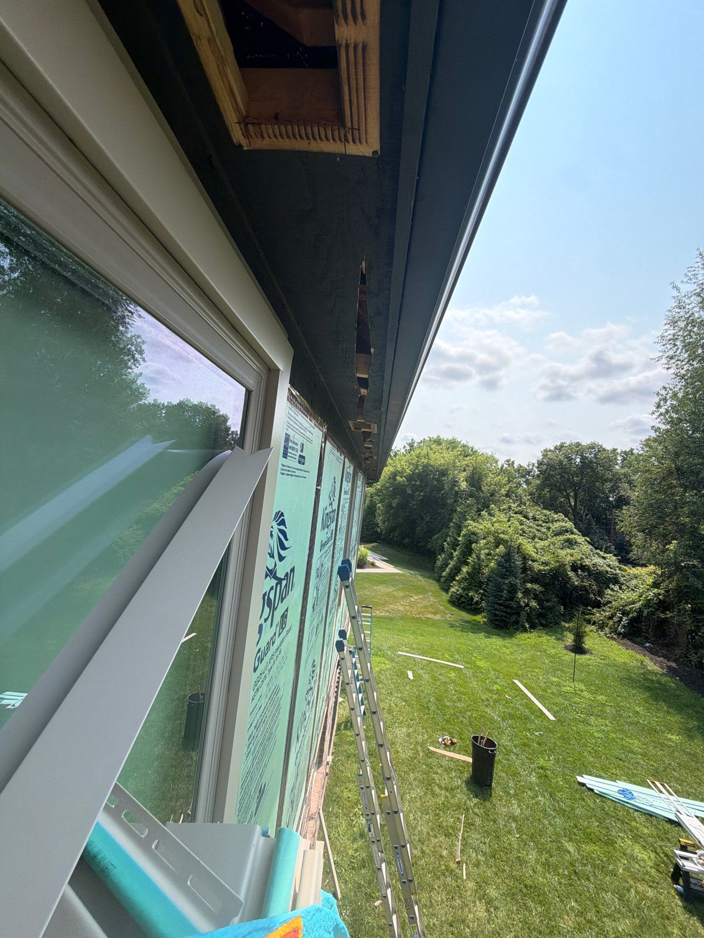 Siding Replacement using Alside S7 Cedar Mill Grain Composite by 180 Contractors