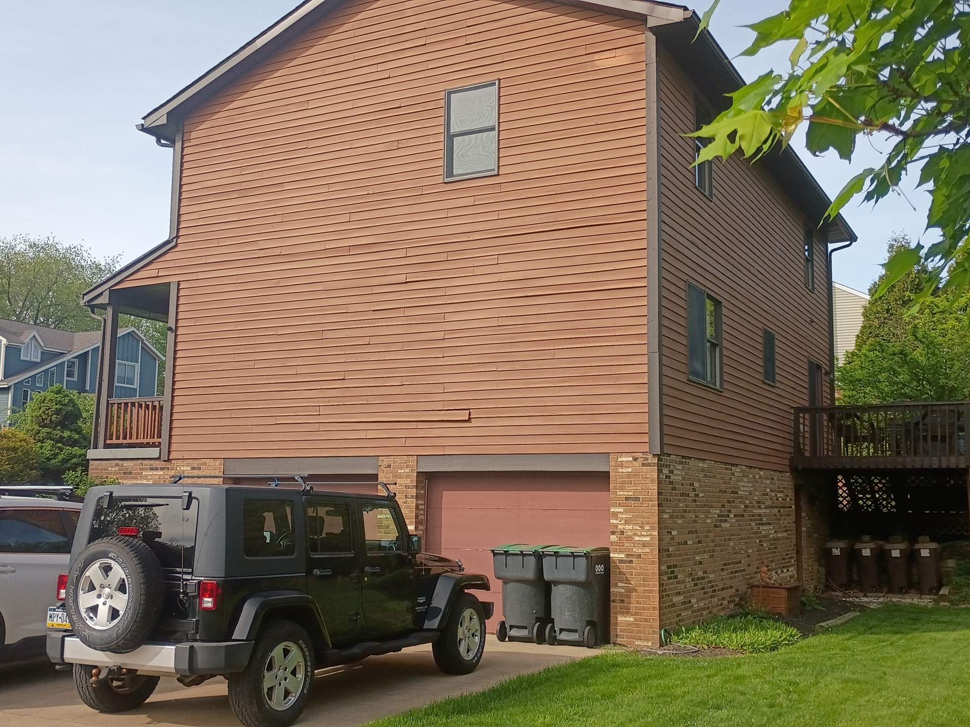 Full House James Hardie Lap Siding and Trim Renovation With Modern Dark Trim In Wexford / Mars PA by Ideal Siding Pittsburgh