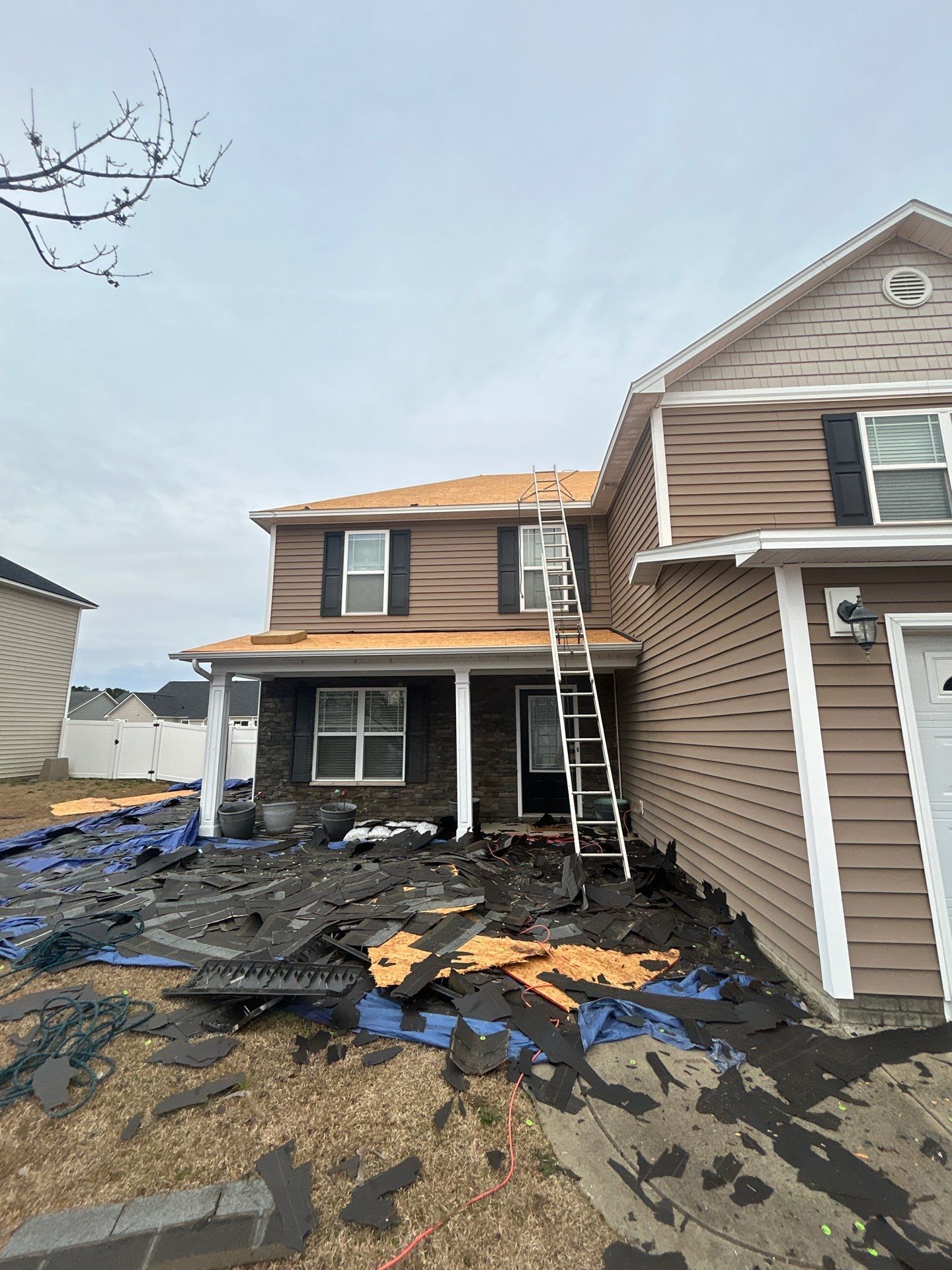 Residential Roofing Installation using Owens Corning by Karcher Roofing & Construction