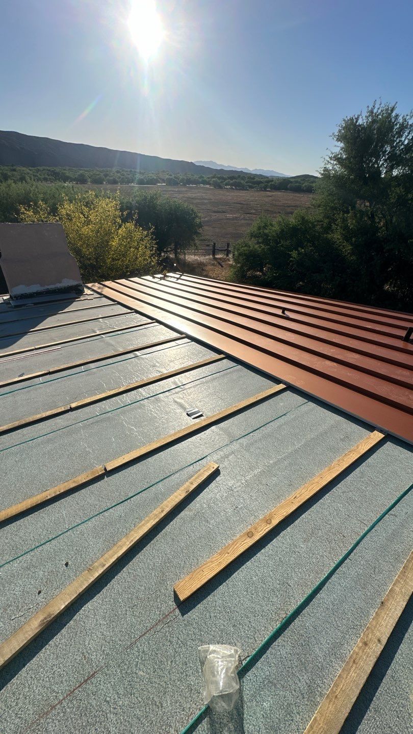 Bronze Standing Seam by Reimagine Roofing