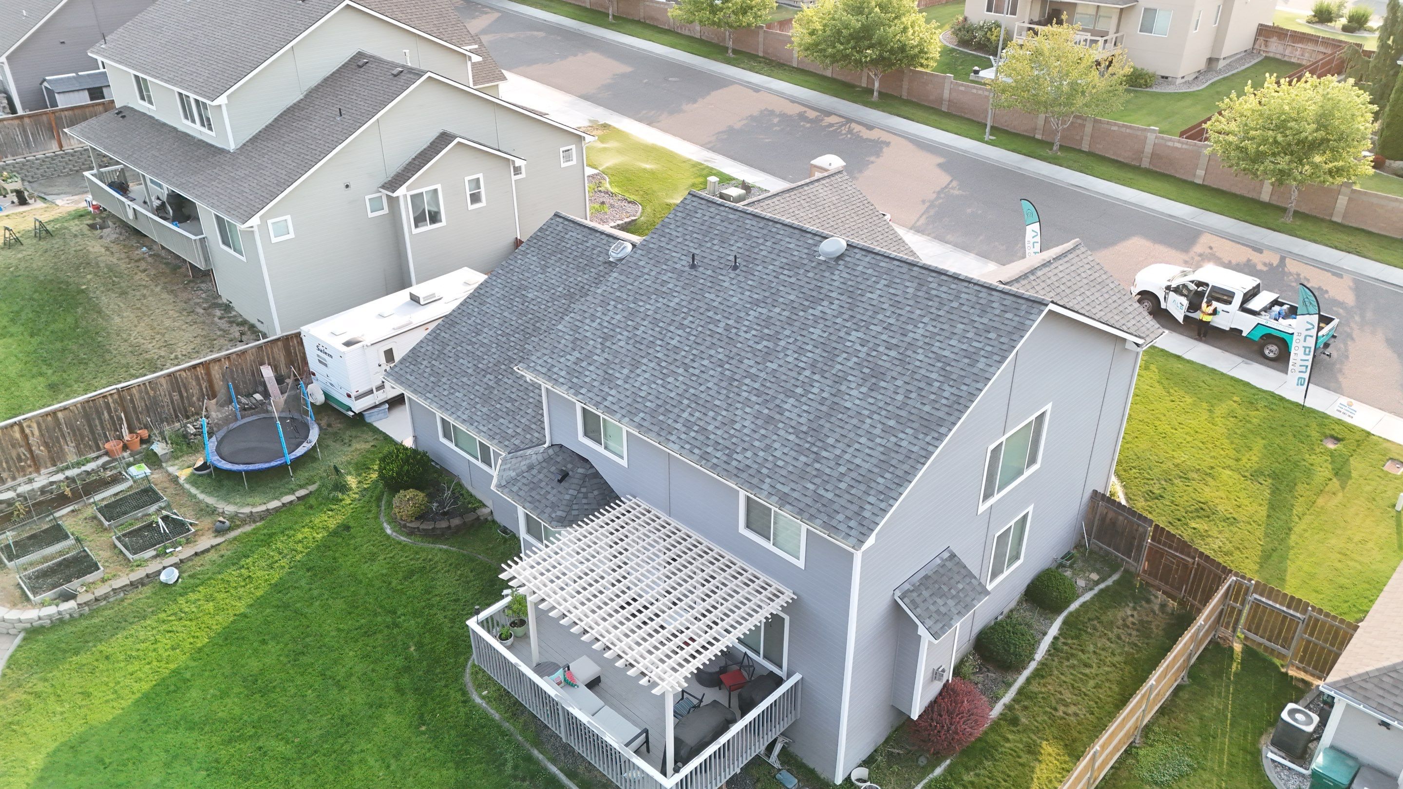 Residential Roofing Installation with CertainTeed Landmark Shingles in Kennewick by Alpine Roofing