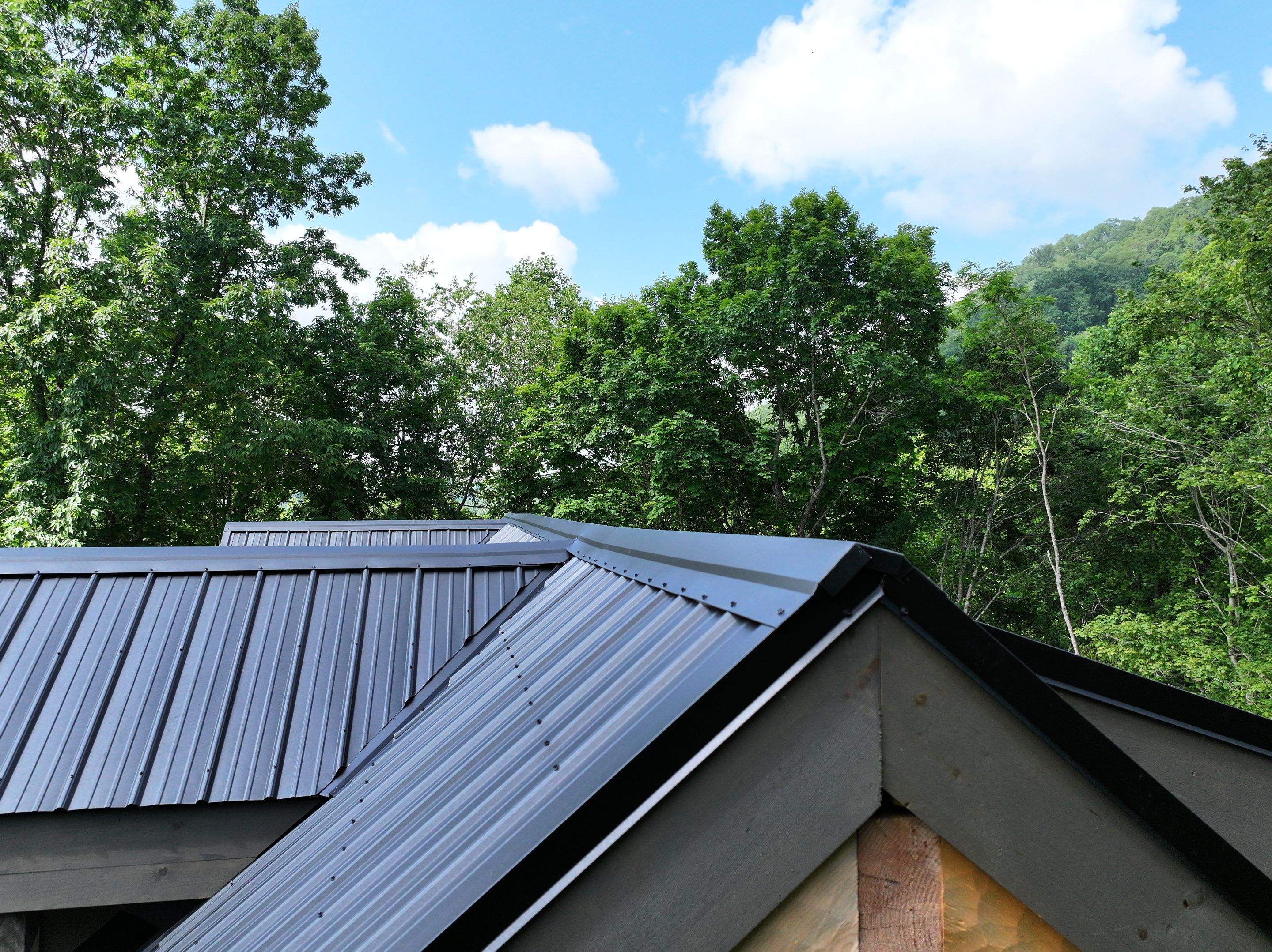 Textured Black AG Panel by Omnia Roofing
