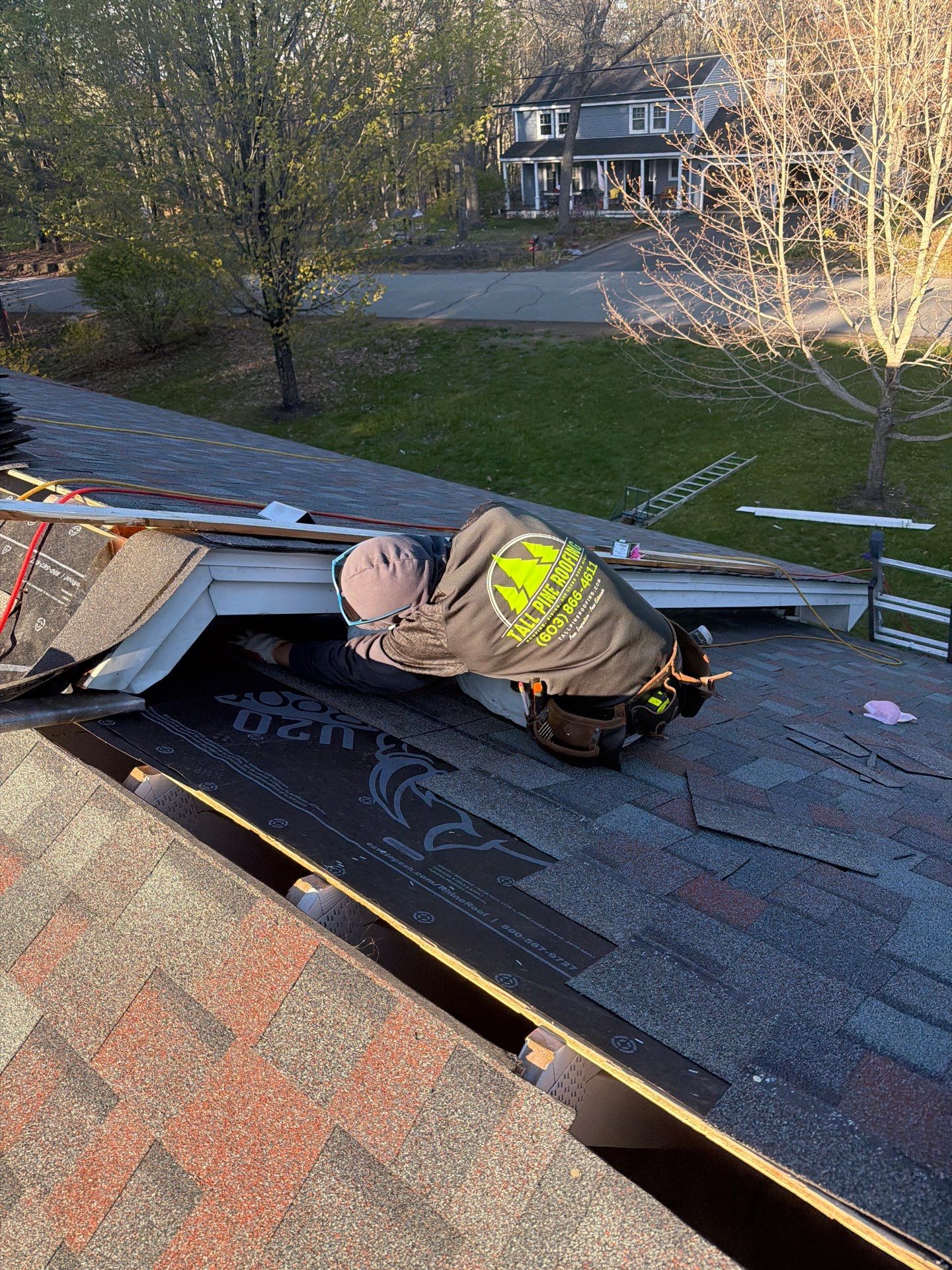 🏡 Architectural Roof Replacement – Wells, ME by Tall pine roofing