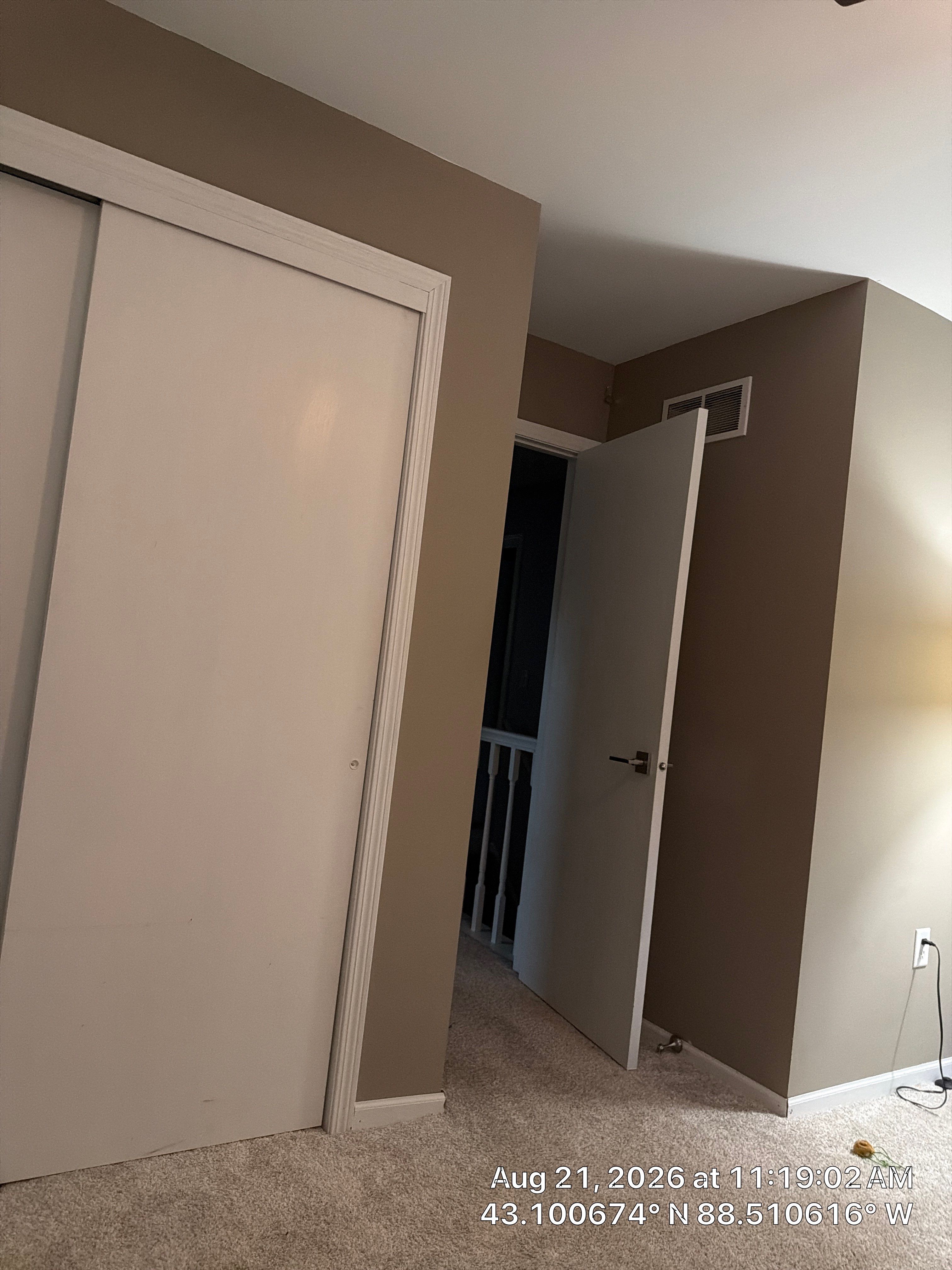 Interior Sliding Closet Door and Trim Installation in Oconomowoc by CompanyCam Sales Demo