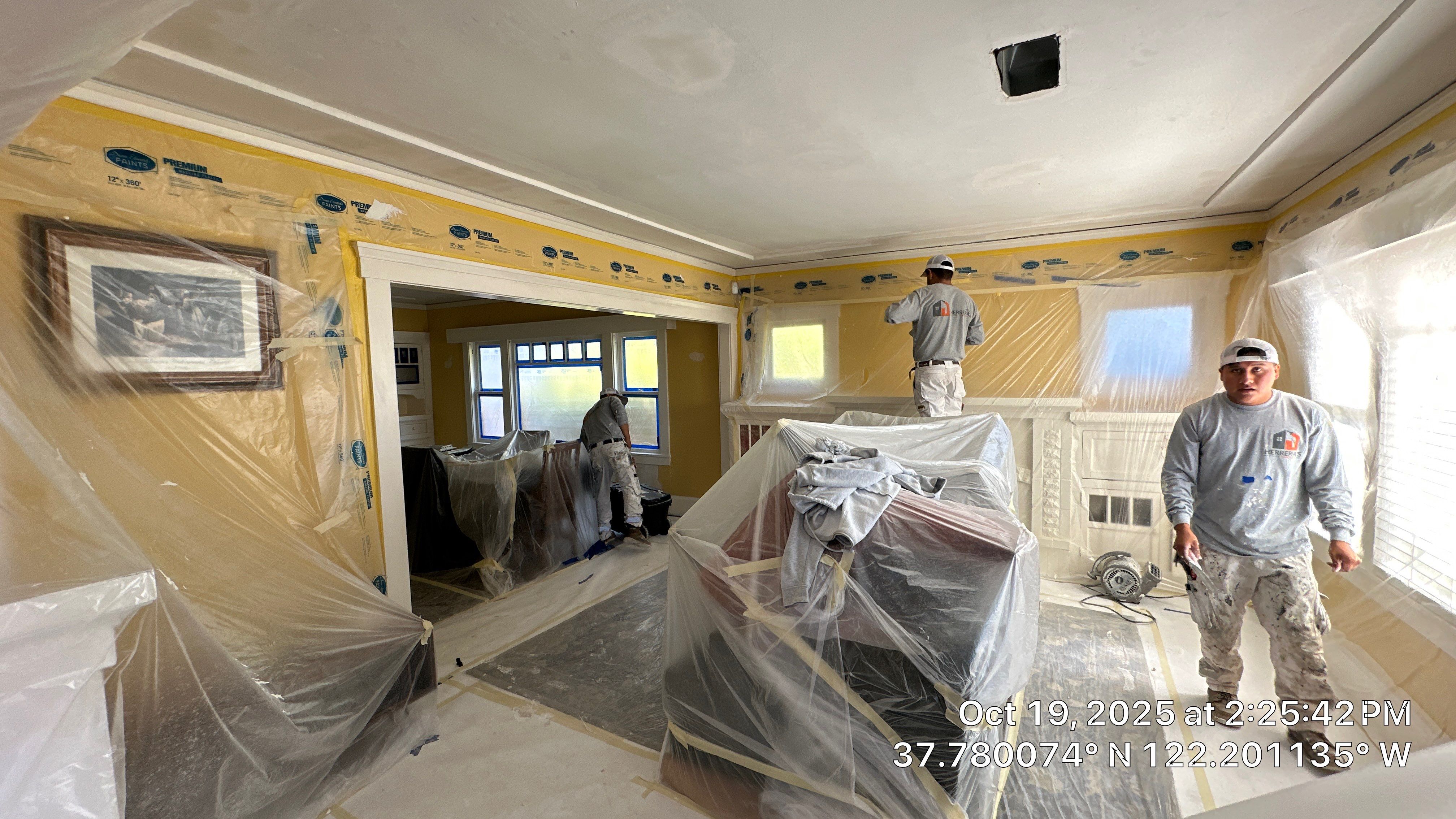 Oakland Kitchen Renovation with Custom Cabinetry and Granite Countertops by Herrera’s Bay Area Painting inc.