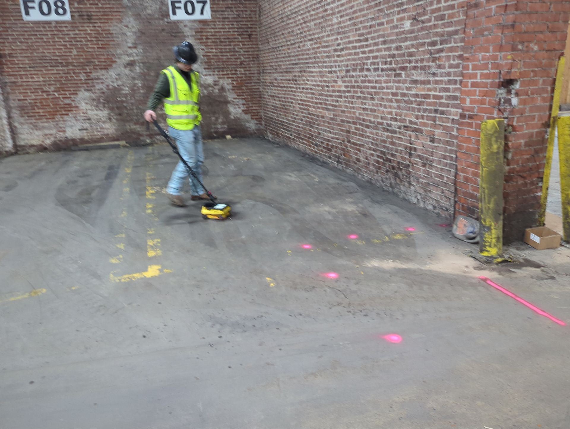 Concrete Scanning using Concrete GPR Scanner by Alsip Locating Service, LLC