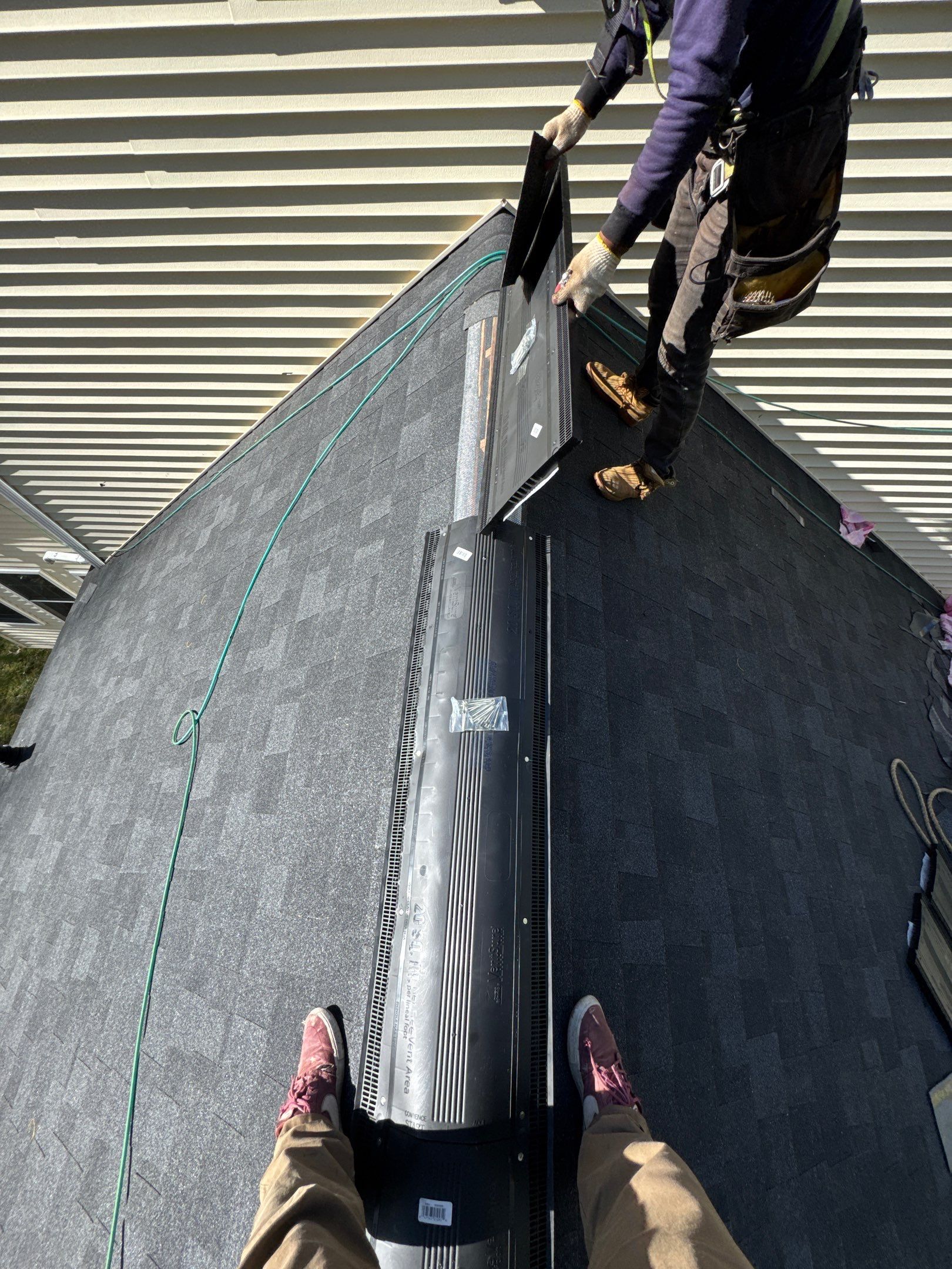 Roof Replacement, Shutter Upgrade & Siding Repairs Near North Road in Brentwood, NH by Compass exteriors