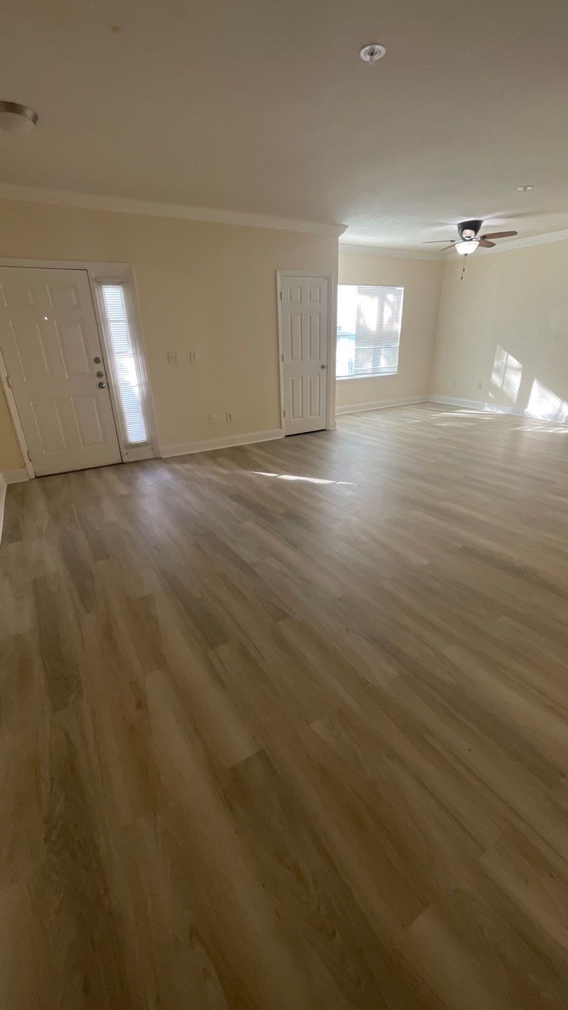 Home Remodel using LVP Flooring and Cabinets by HandyMangum