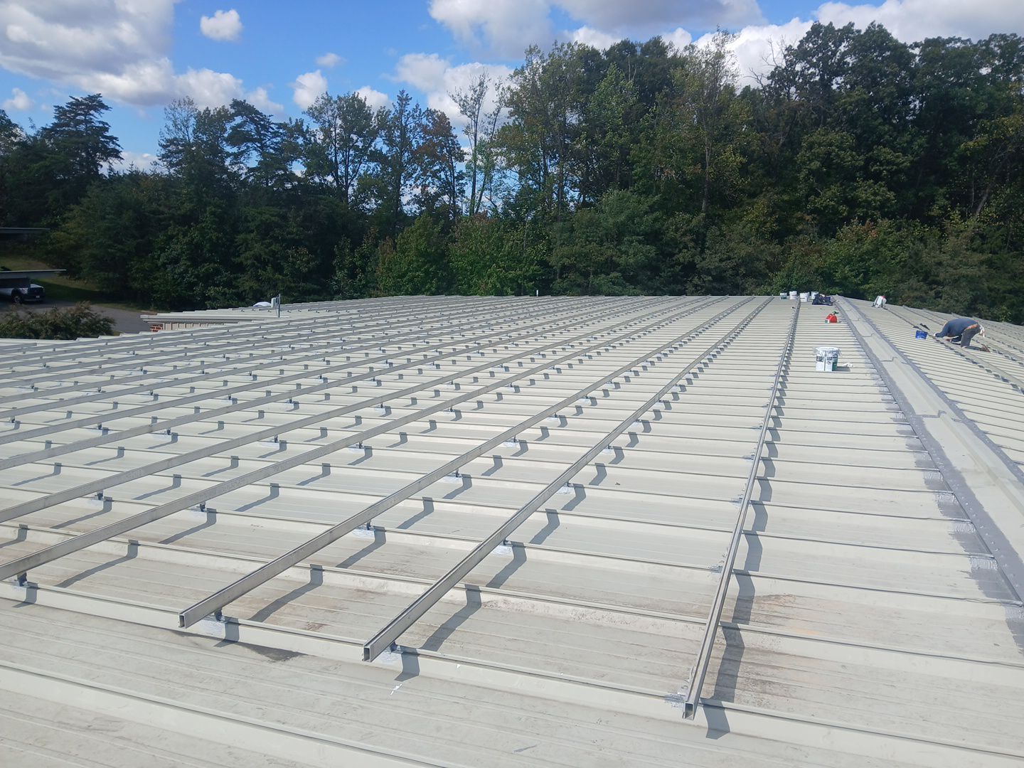 Commercial Roof using GACO Flex Silicone and Metal Acrylic by ExteriorPros