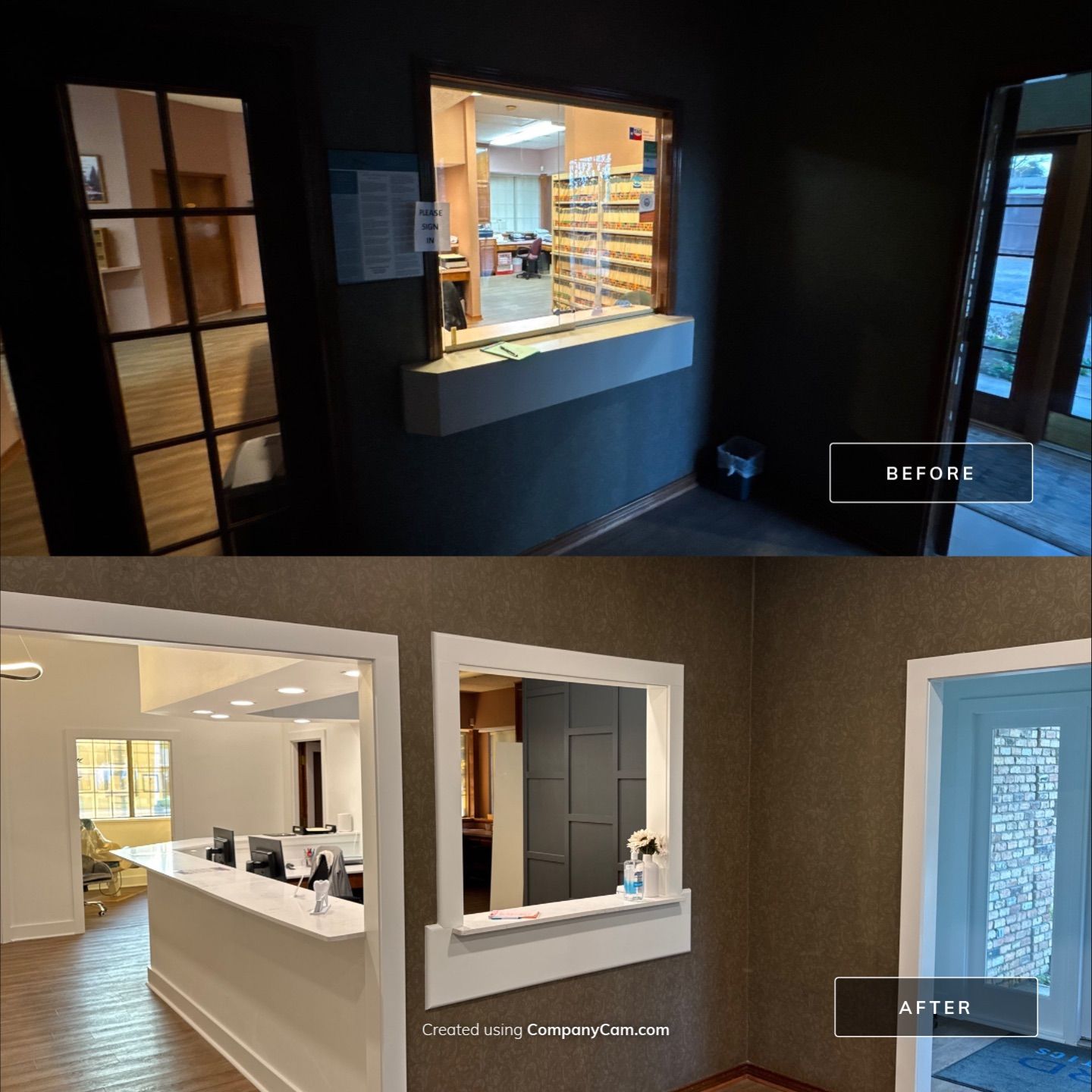 Interior Remodel of Orthodontist Office in Irving, TX by Harvey Roofing & Construction by Harvey Roofing & Construction