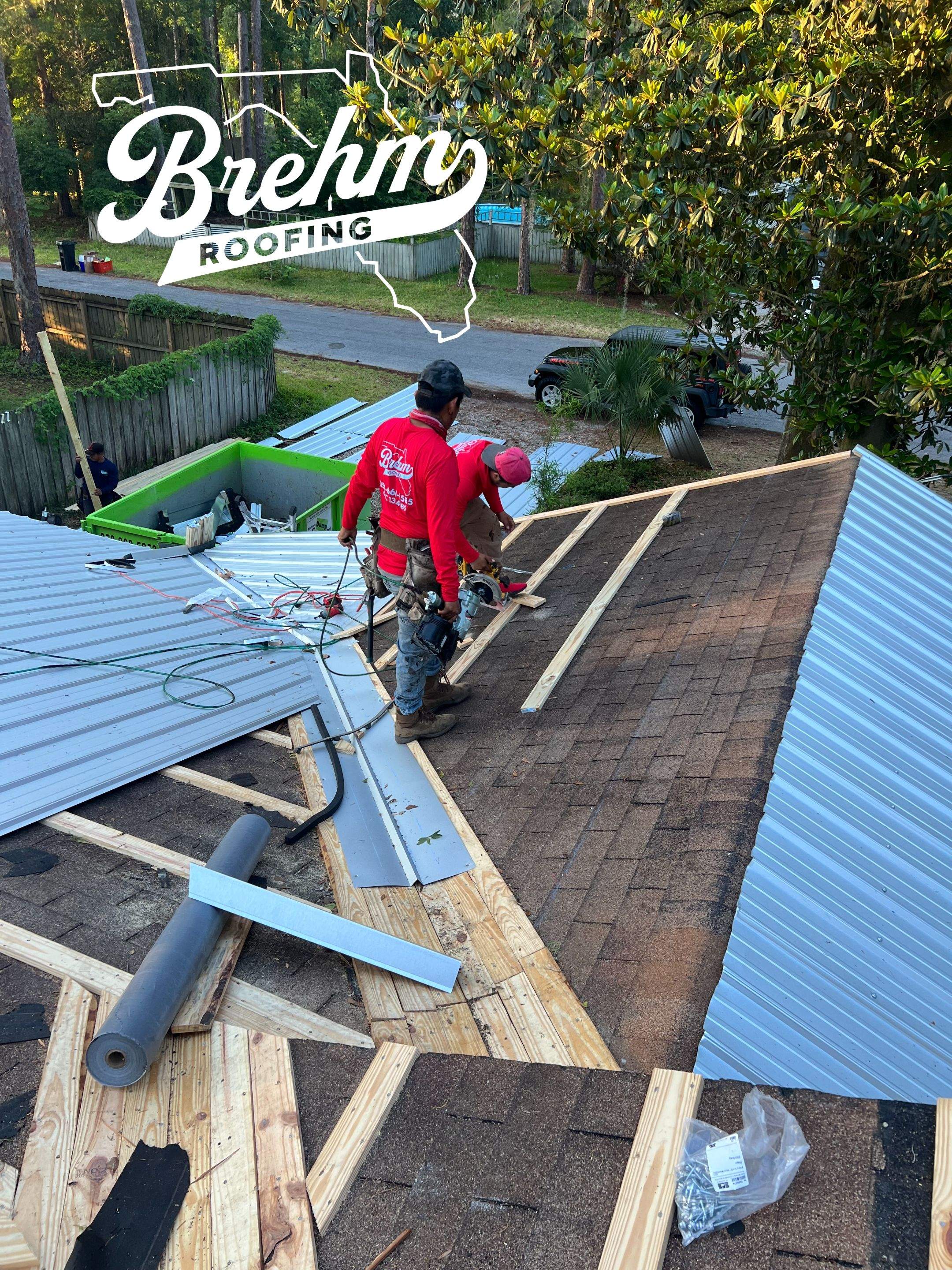 Metal Roof Replacement in Gainesville, Florida by Brehm Roofing