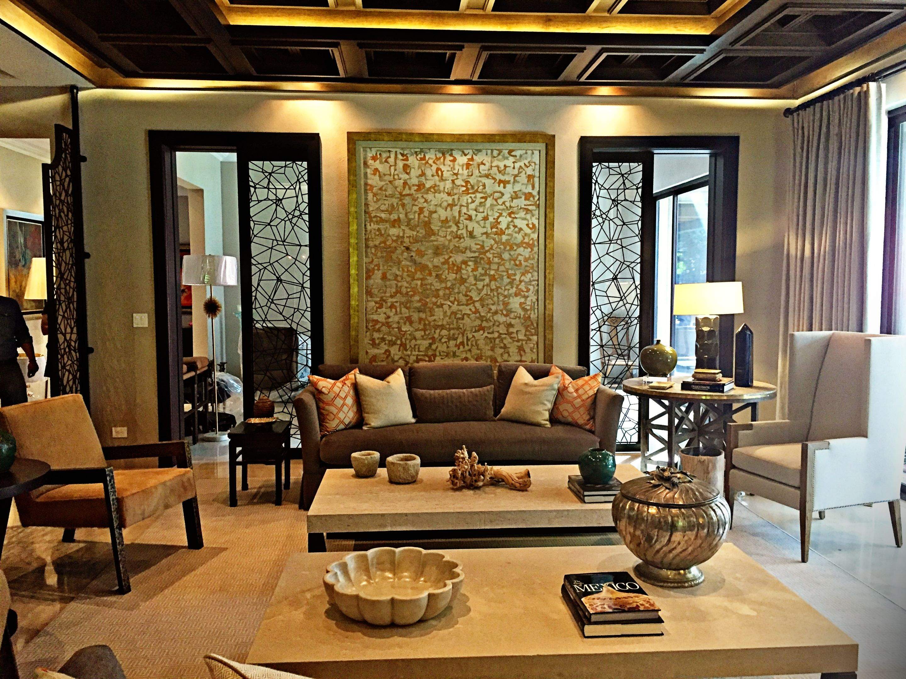 Bespoke Black Metal Geometric Room Dividers and Decorative Screens by Solara Custom Living