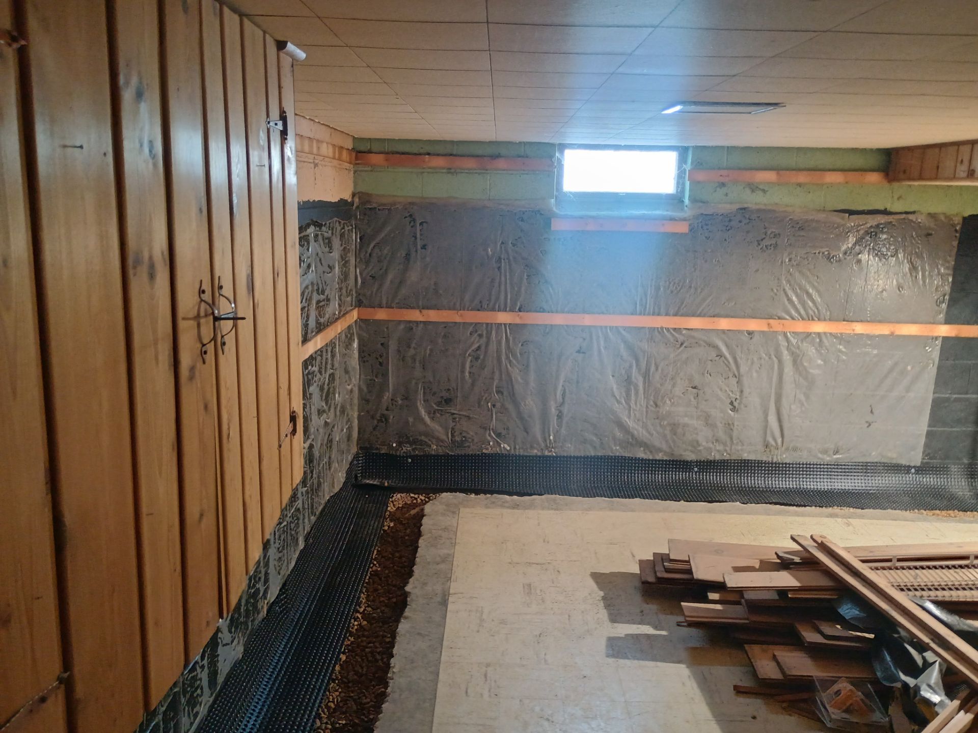 Helping Dan Get Going on His Remodel by Waterproofing Northeast